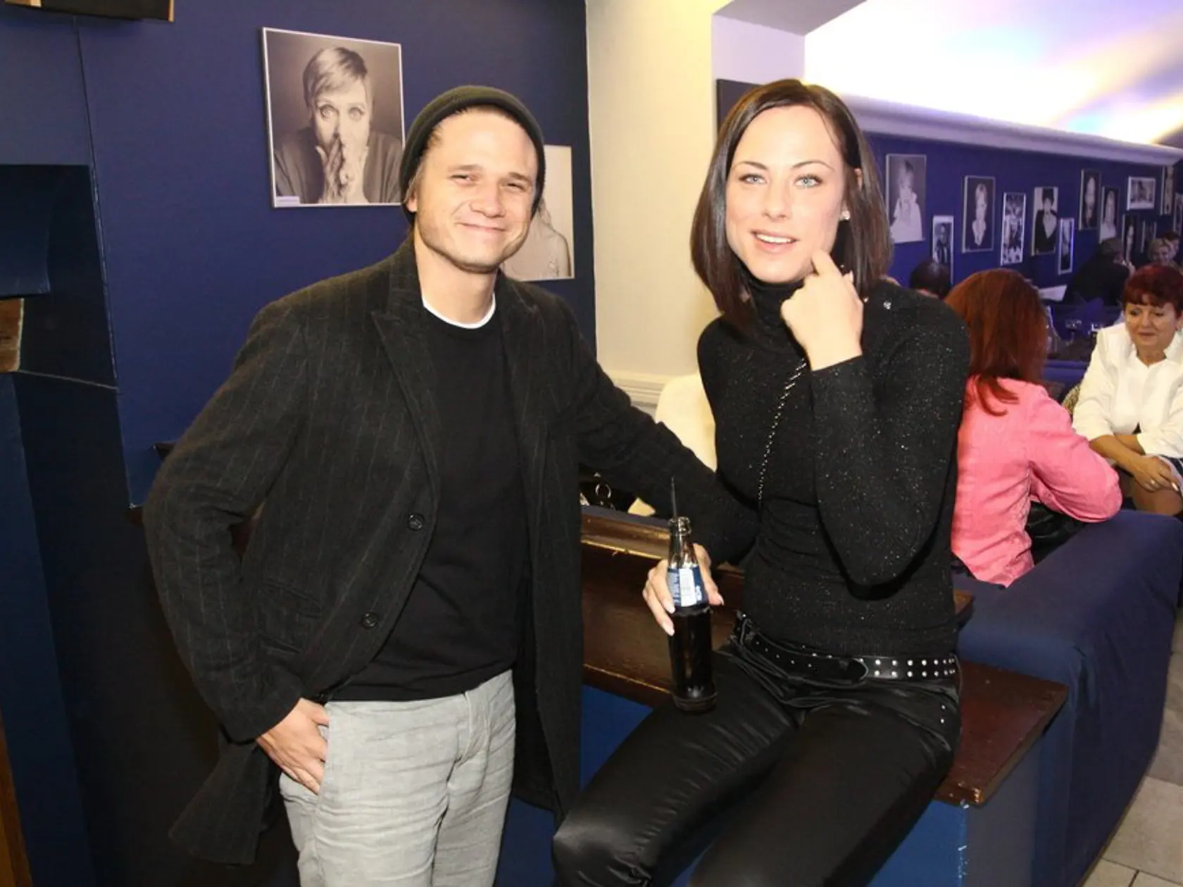 Ondřej Brzobohatý a jeho prvá manželka Johana Arletová - Indráková.