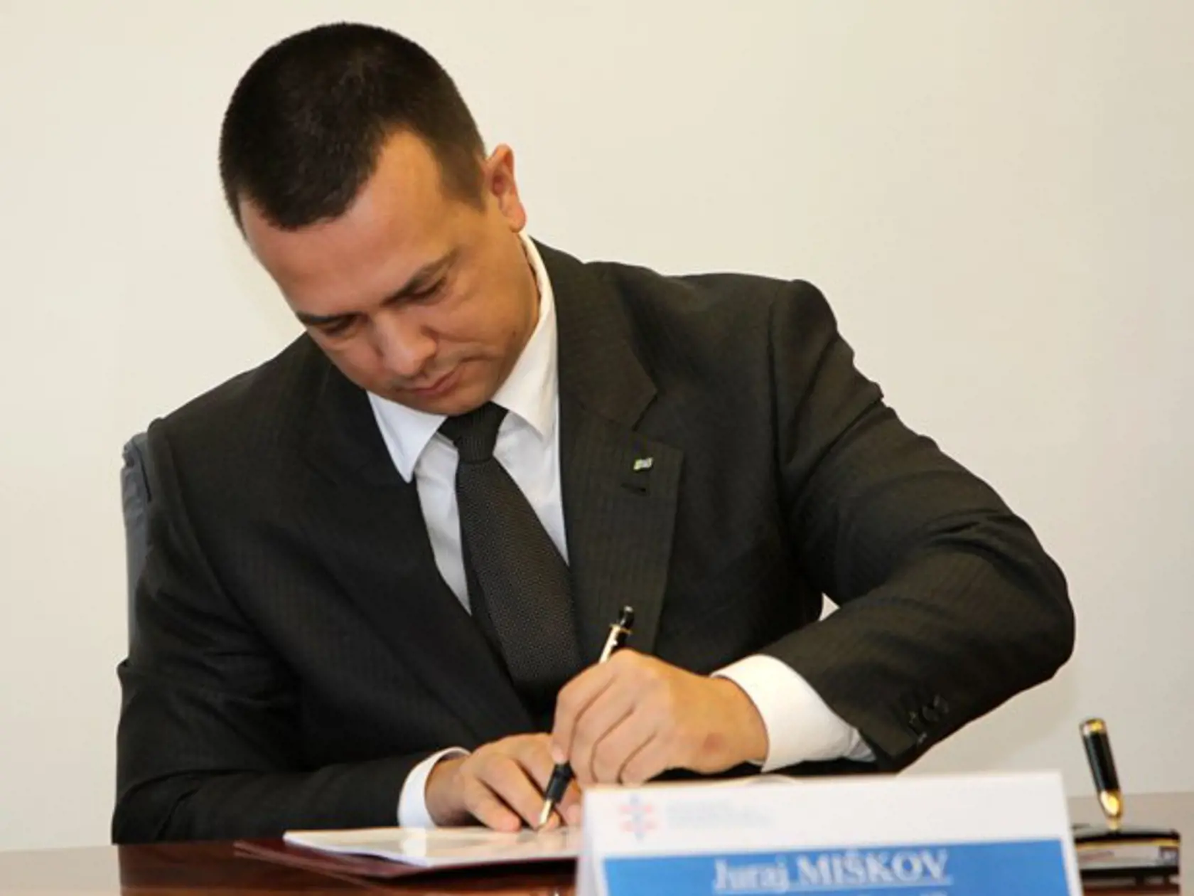 Minister hospodárstva Juraj Miškov