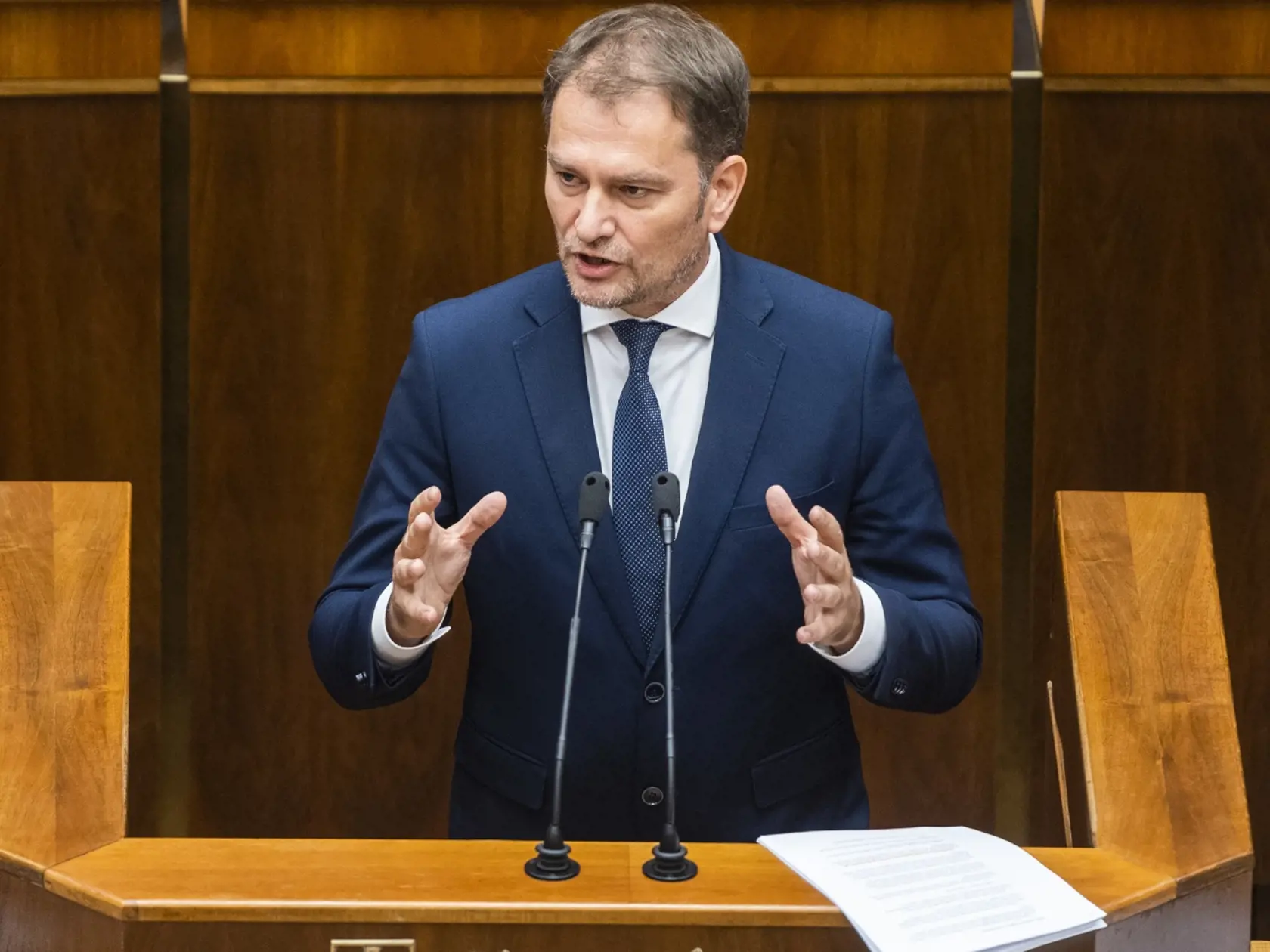 Slovami nešetril ani Igor Matovič.
