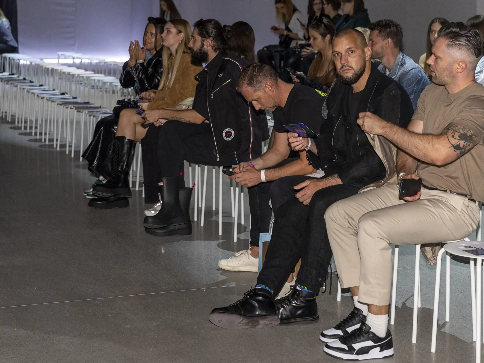 Módna prehliadka Mercedes - Benz Fashion Live, ktorá sa uskutočnila v priestoroch Slovenskej národnej galérie. Na snímke je Michal Sabo. 