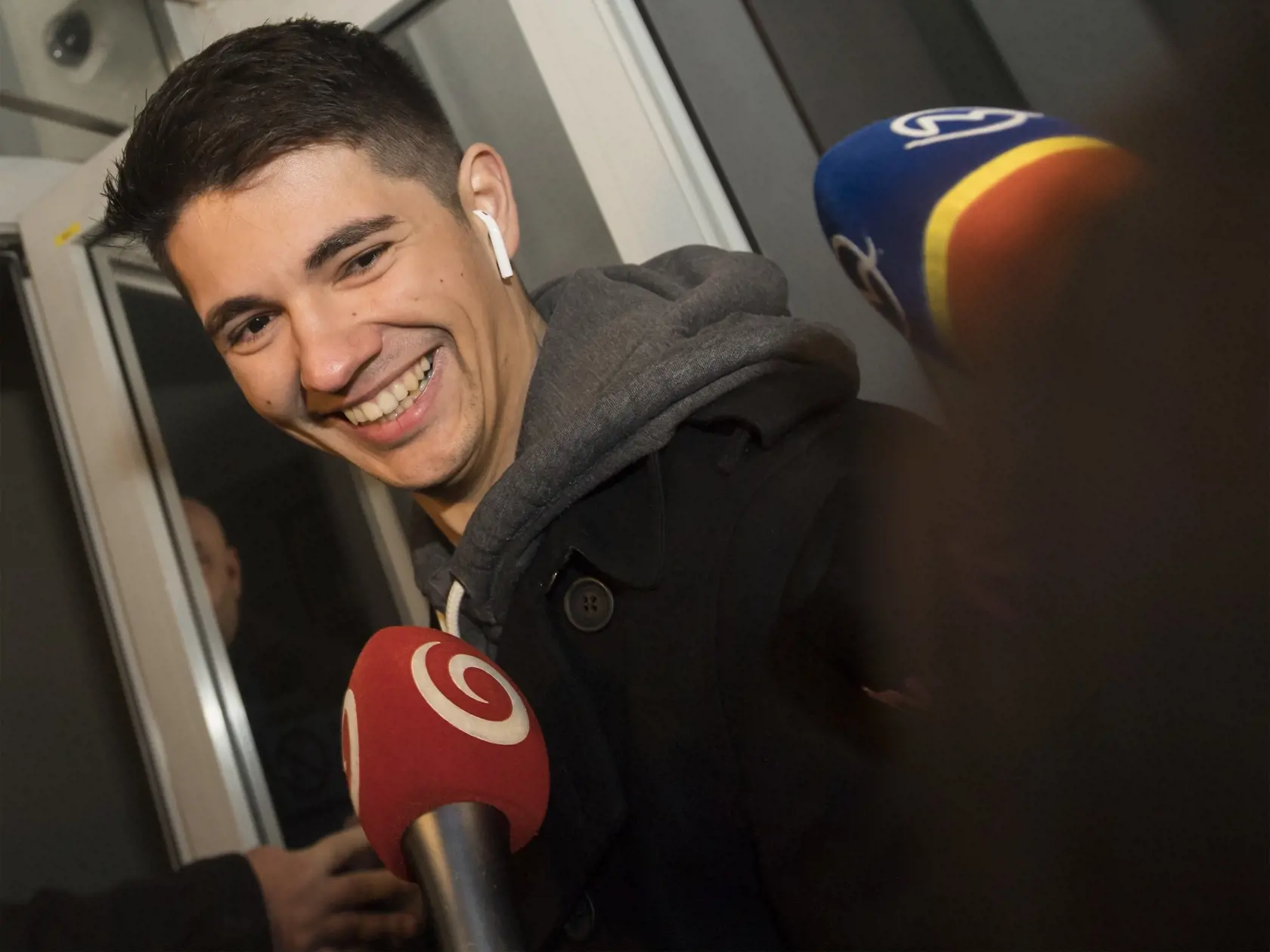 Erik Kaliňák prichádza do volebnej centrály Smeru po voľbách do Národnej rady Slovenskej republiky, 29. februára 2020 v Bratislave.