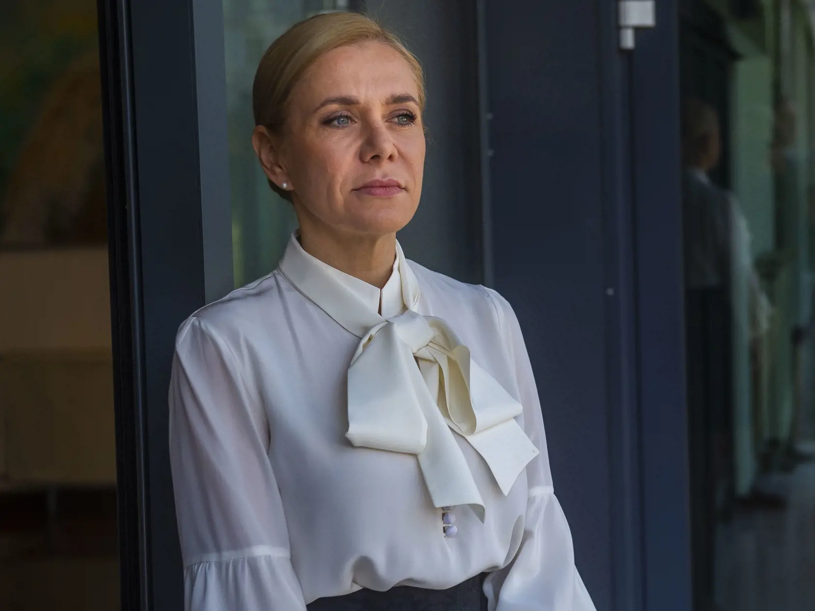 Na snímke ministerka hospodárstva SR Denisa Saková (Hlas-SD) počas kontrolného dňa predsedu vlády SR Roberta Fica (Smer-SD) na Ministerstve hospodárstva 13. mája 2024 v Bratislave. FOTO TASR - Jakub Kotian
