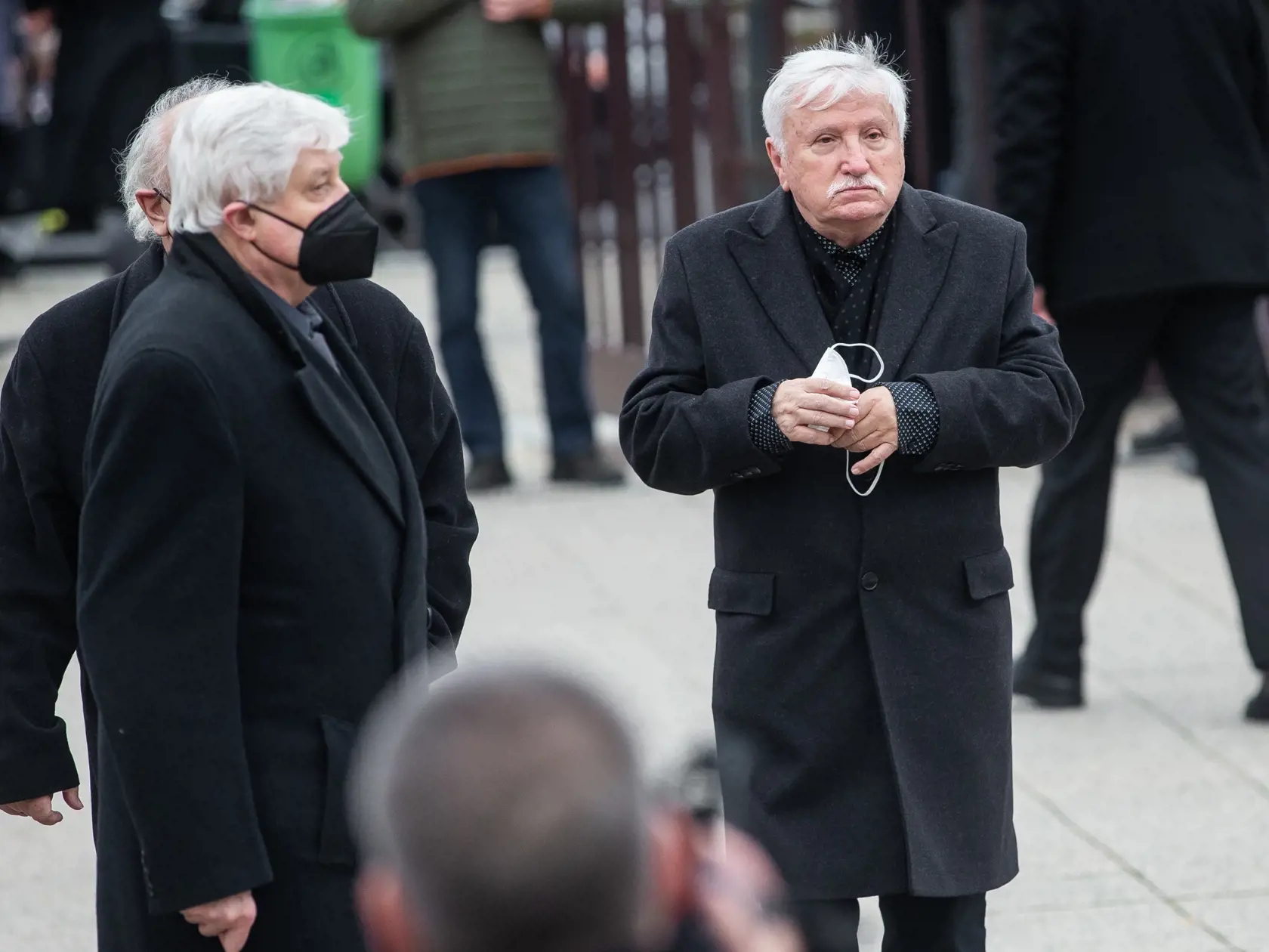 Pohreb speváka Miroslava Žbirku v pražskom krematóriu Strašnice. Na snímke Kamil Peteraj.