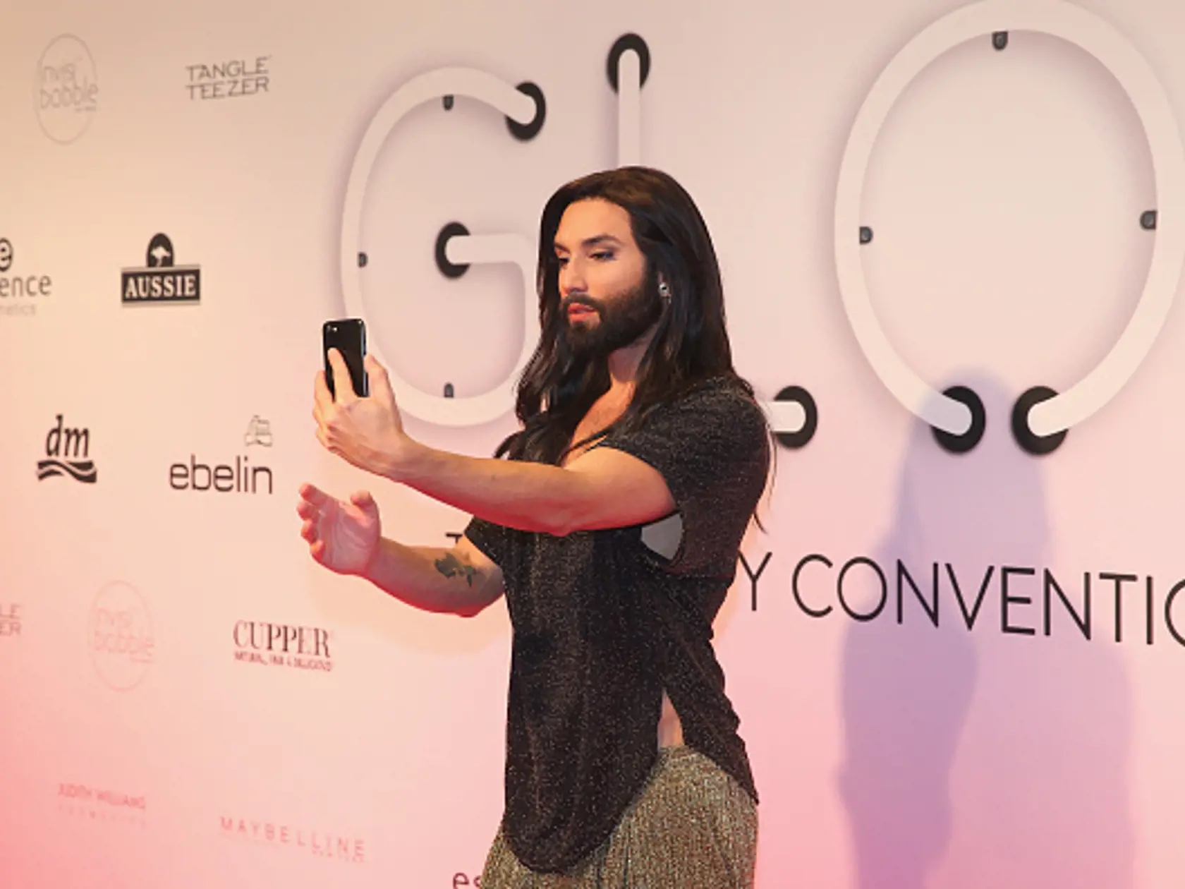 BERLIN, GERMANY - NOVEMBER 04:  Conchita Wurst attends the GLOW - The Beauty Convention at Station on November 4, 2017 in Berlin, Germany.  (Photo by Alexander Hassenstein/Getty Images)