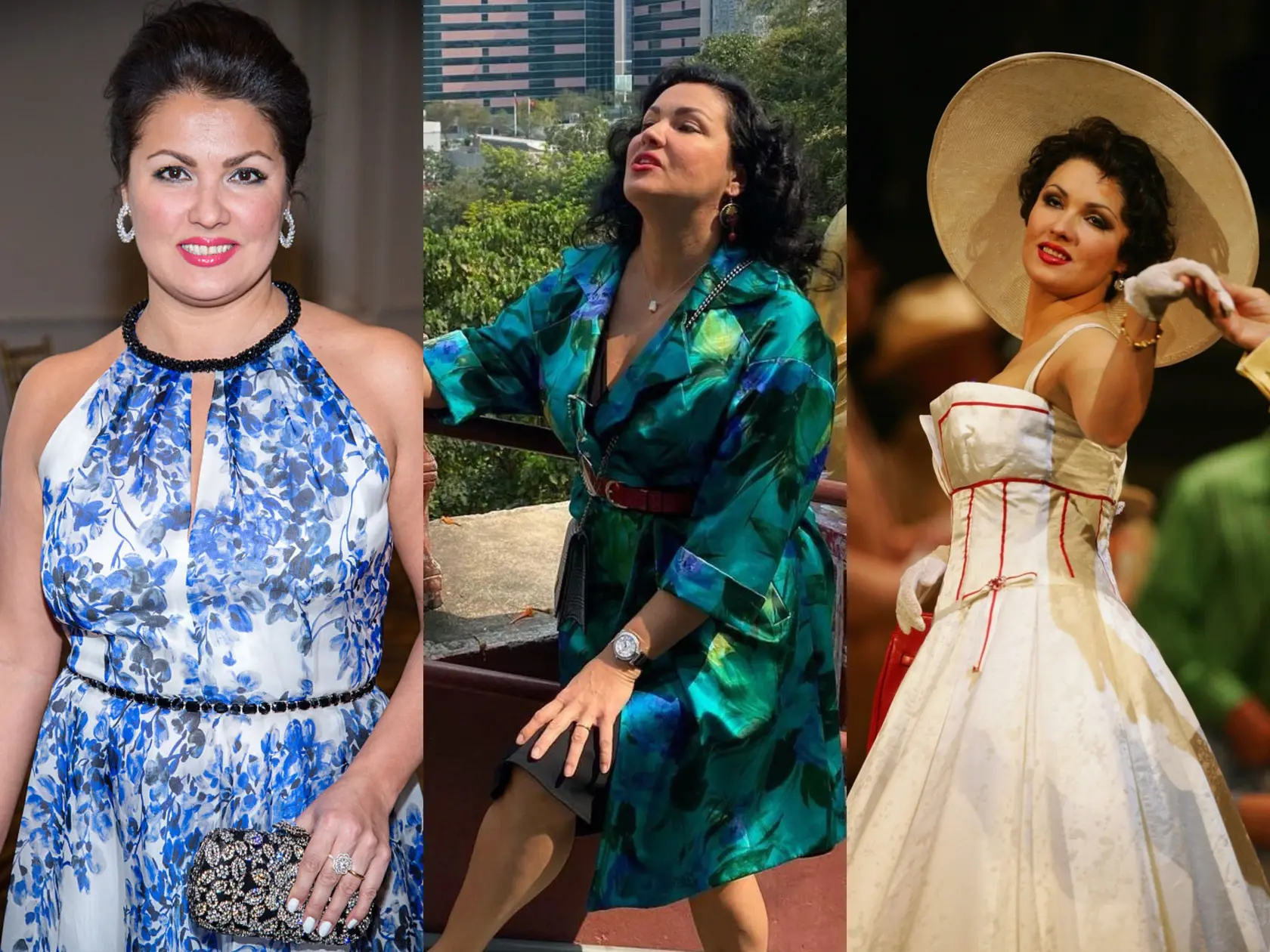 Anna Netrebko nosí častokrát odvážne outfity.