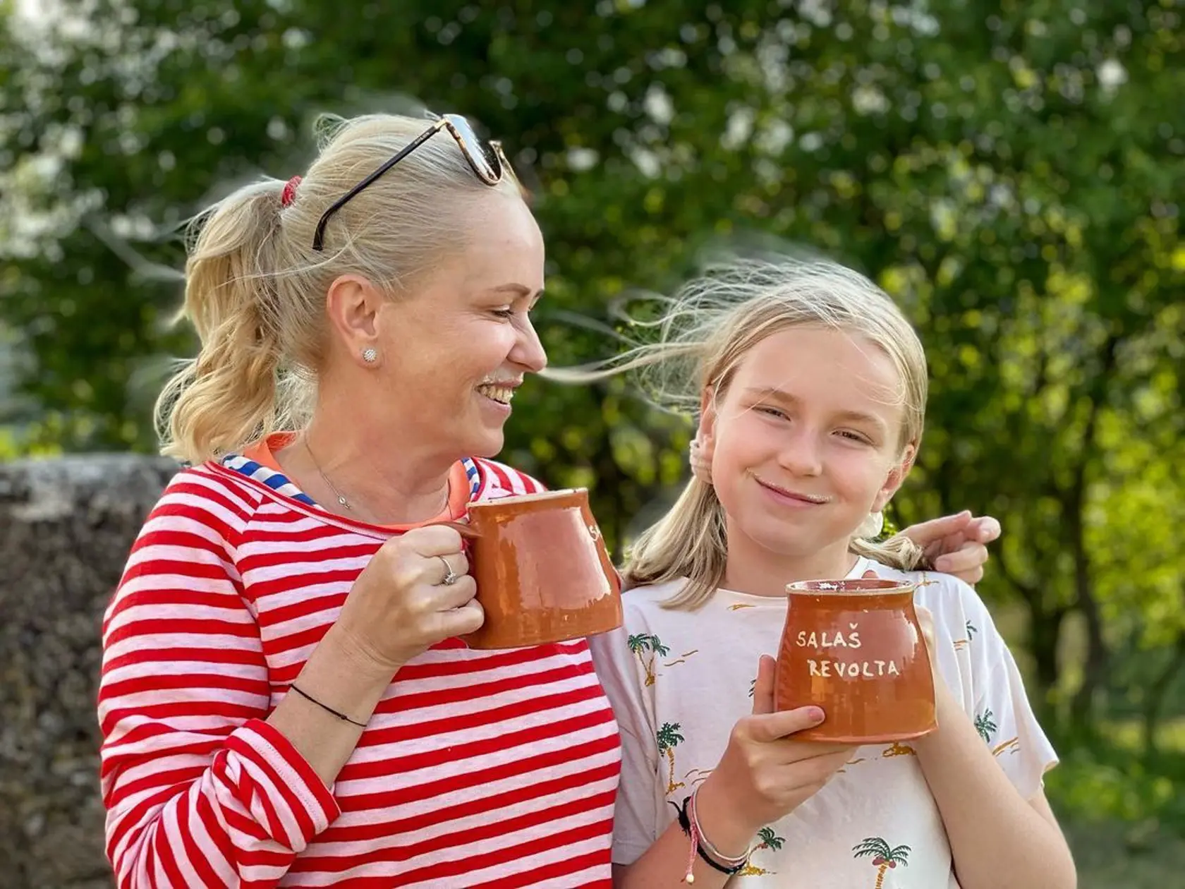 Michaela Čobejová s dcérou Táňou.
