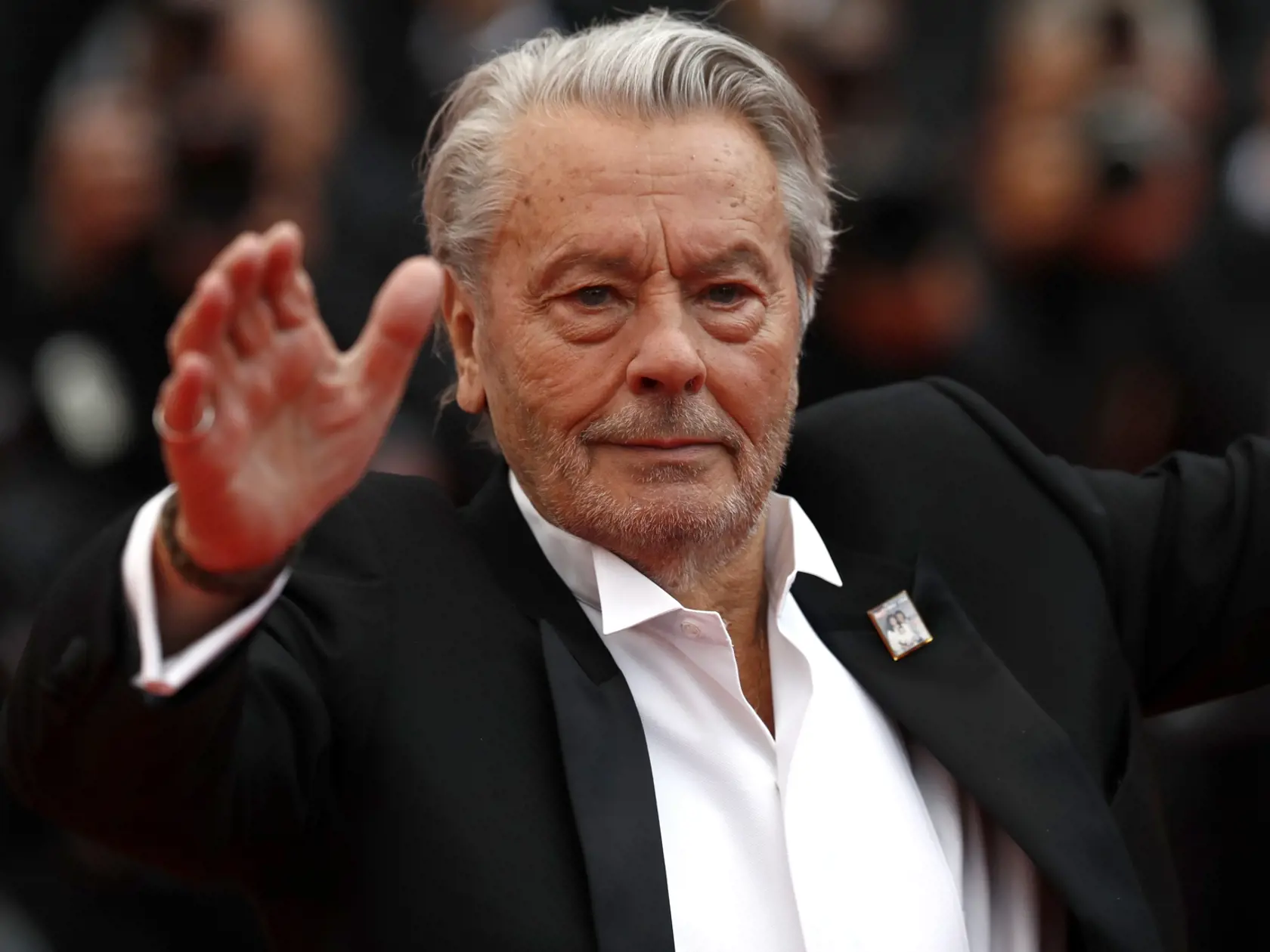 Alain Delon na fotke z roku 2019