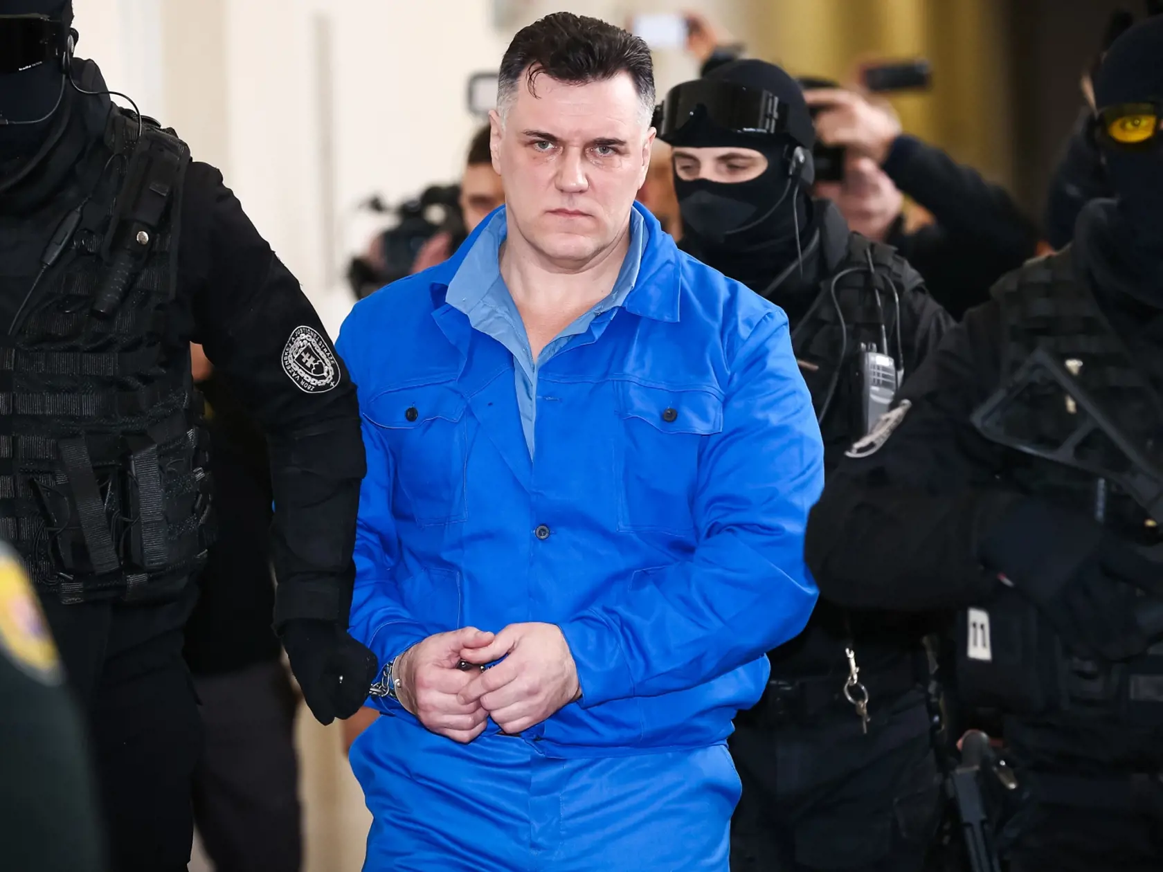 Súd v justičnom paláci v Bratislave kde vypočúvali svedkov z niekoľkých vrážd z 90. tých rokov.