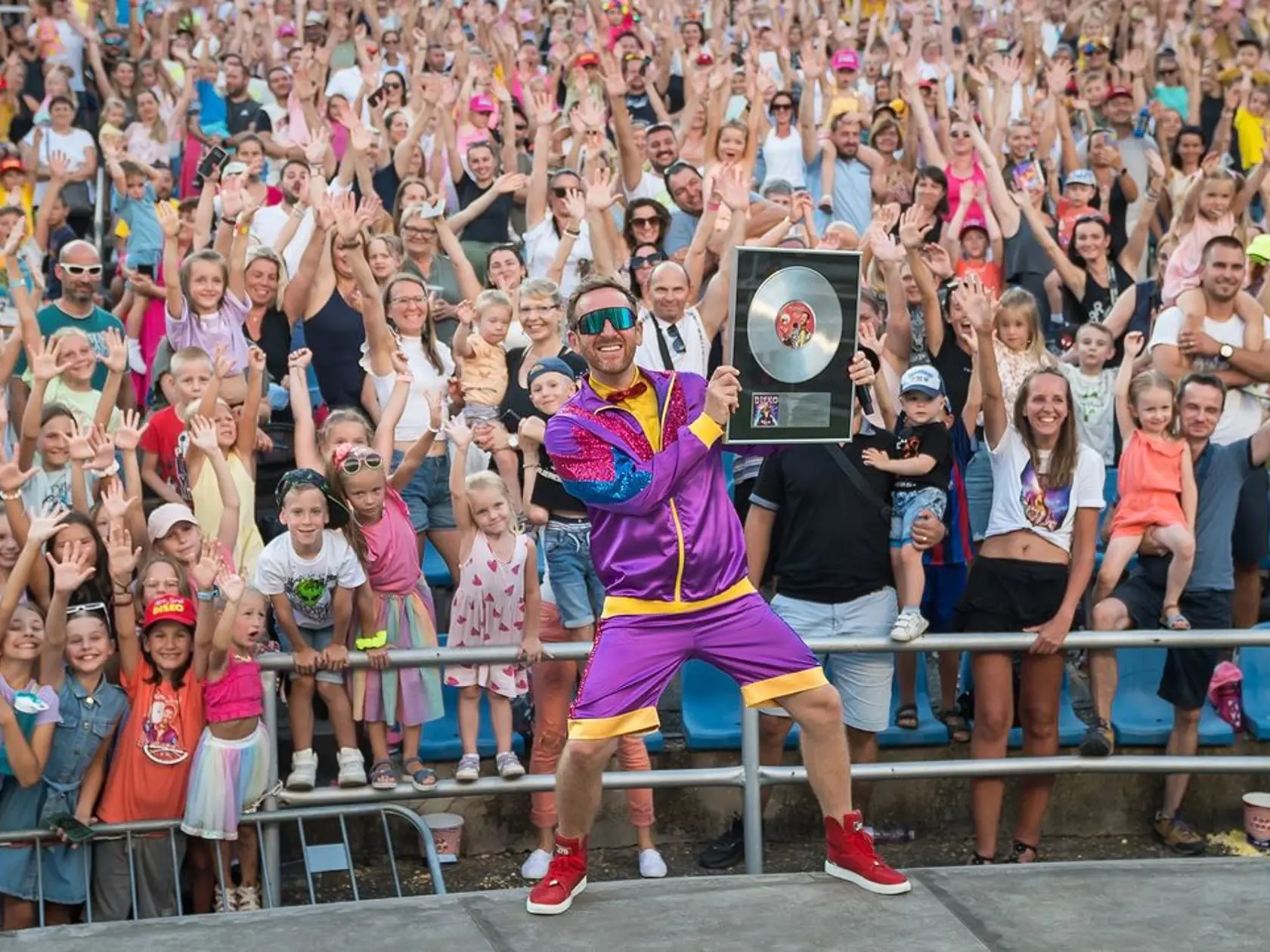Miro Jaroš má za album Disko päťnásobnú platinovú platňu