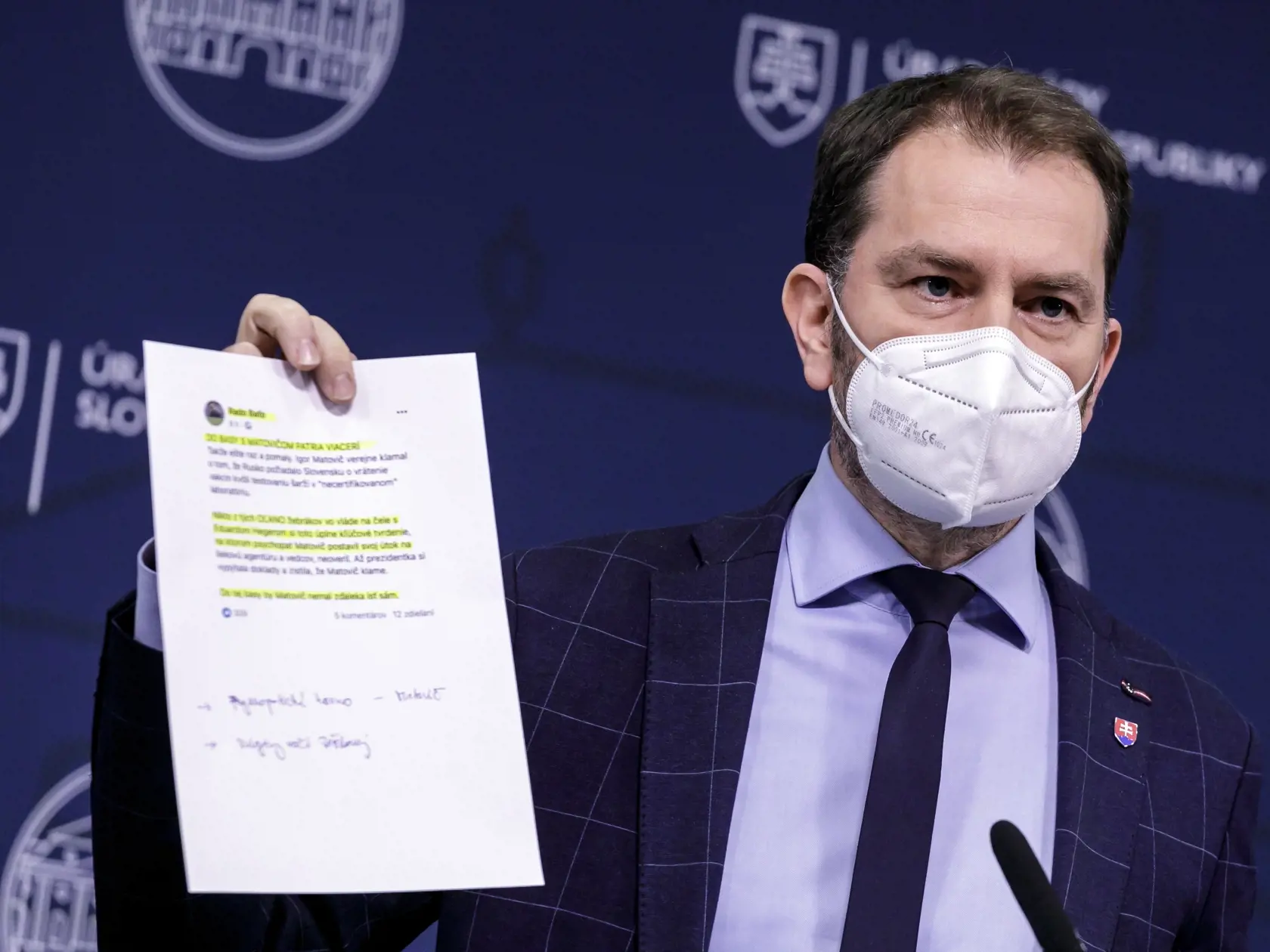 Igor Matovič odletel na zahraničnú cestu do USA.