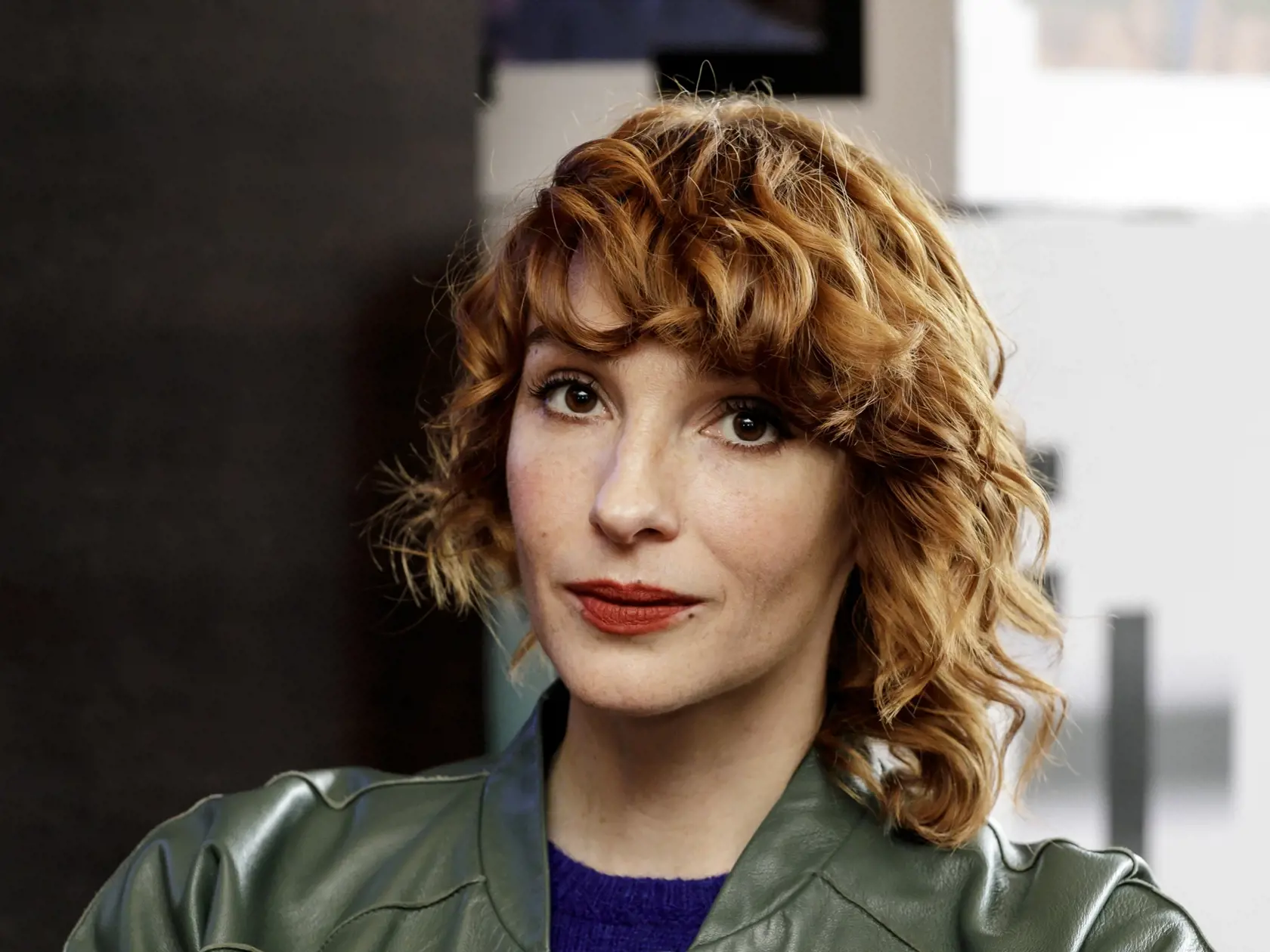 Na snímke herečka Vica Kerekes počas stretnutia s médiami o programe 30. ročníka Medzinárodného filmového festivalu Febiofest v Bratislave 7. marca 2023. FOTO TASR - Dano Veselský