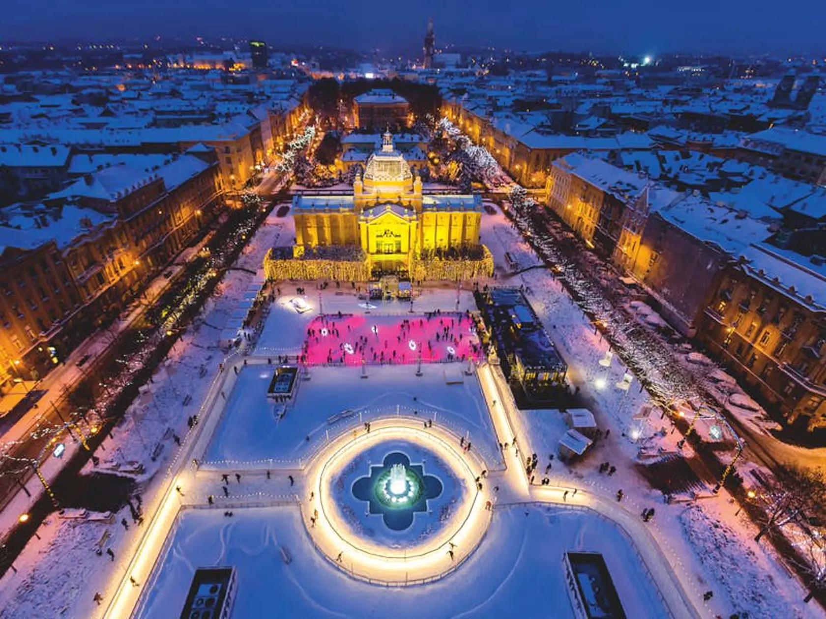 Vianočné trhy 2019 v Ľubľane.