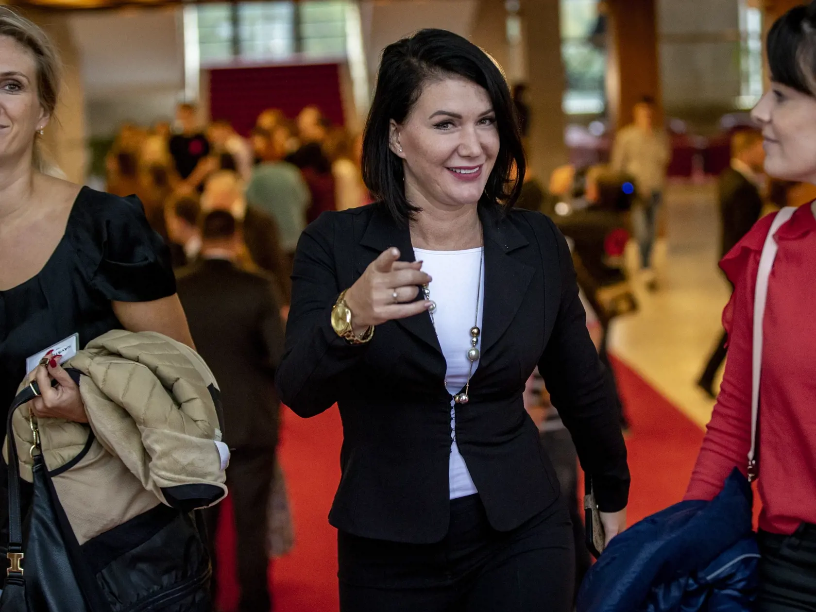 Na snímke je Jana Bittó Cigániková na zasadnutí Národnej rady SR. 