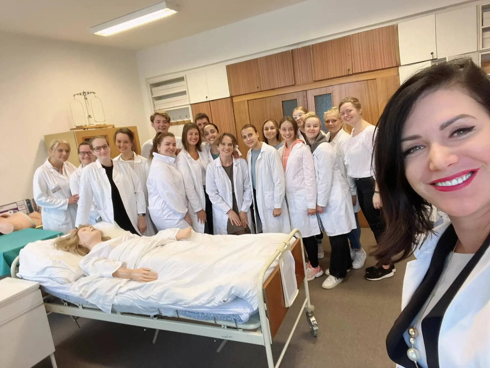 Poslankyňa Janka Bittó Cigániková (SaS) v nemocnici.