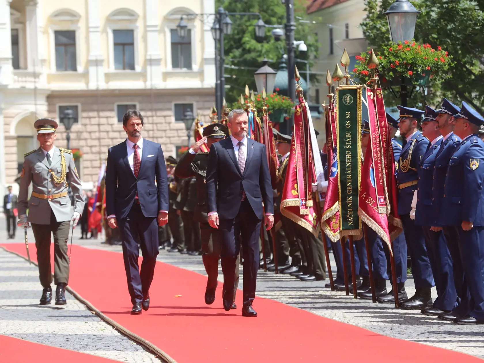 Inaugurácia Petra Pellegriniho za prezidenta Slovenskej republiky.
