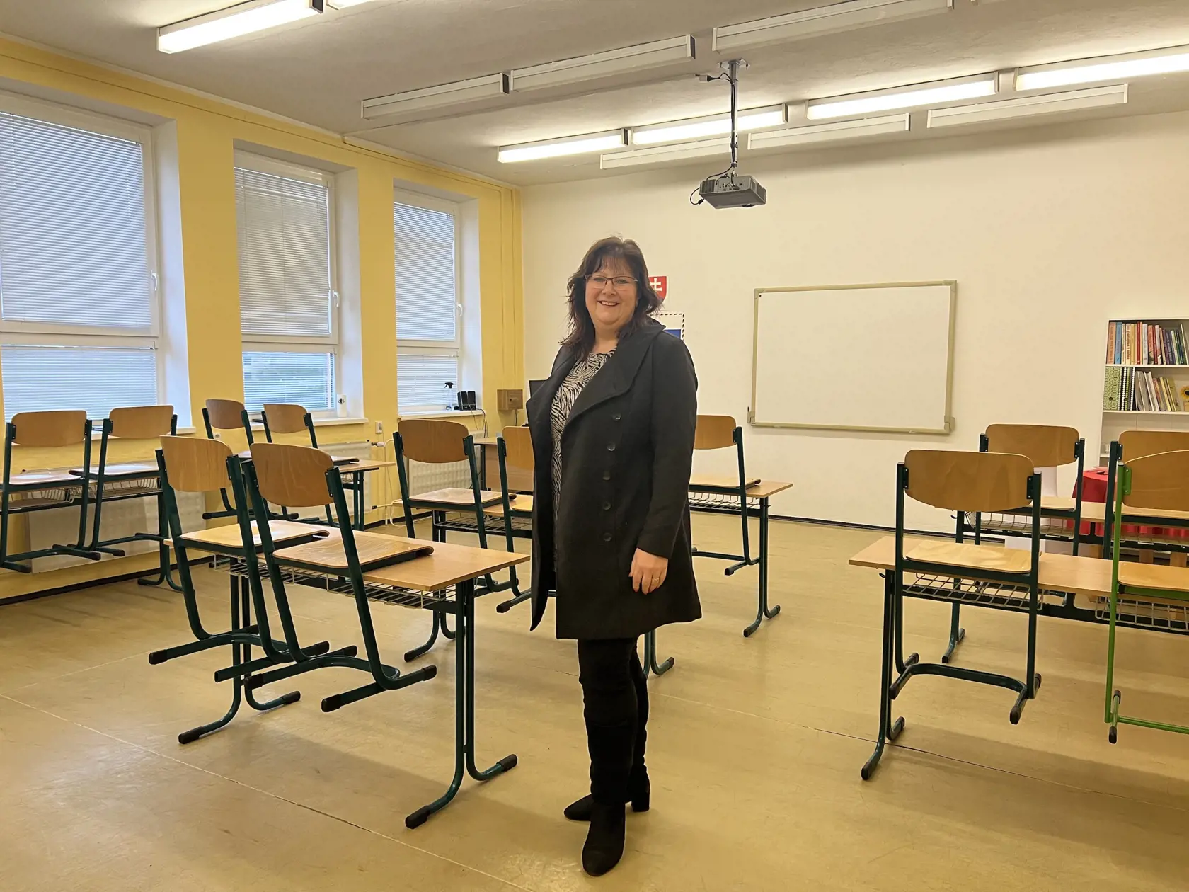 Riaditeľka SOŠ Katarína Garajová.