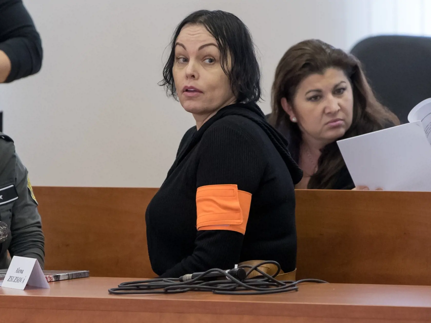 Alena Zsuzsová na súde.