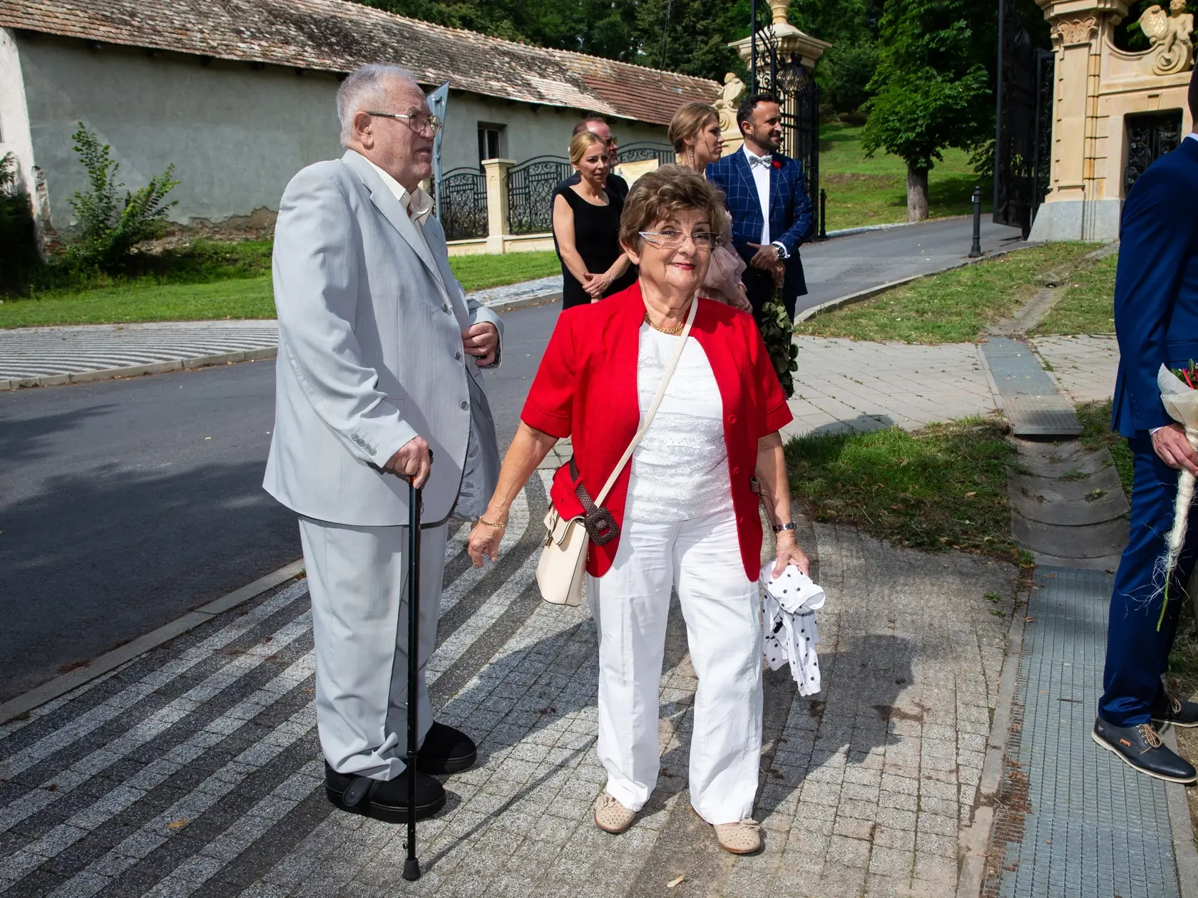 Luxusná svadba Jána Ďurovčíka a Barbory Hlinkovej.