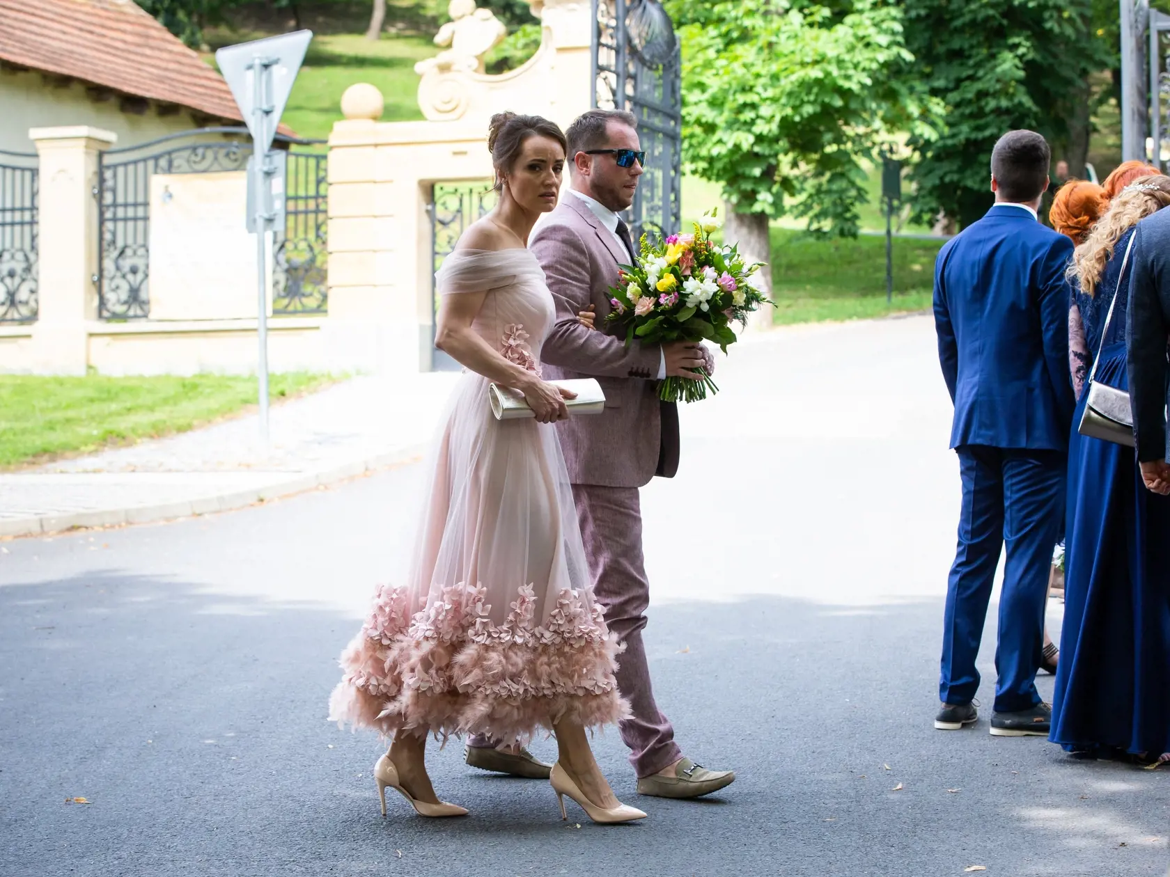 Luxusná svadba Jána Ďurovčíka a Barbory Hlinkovej.
