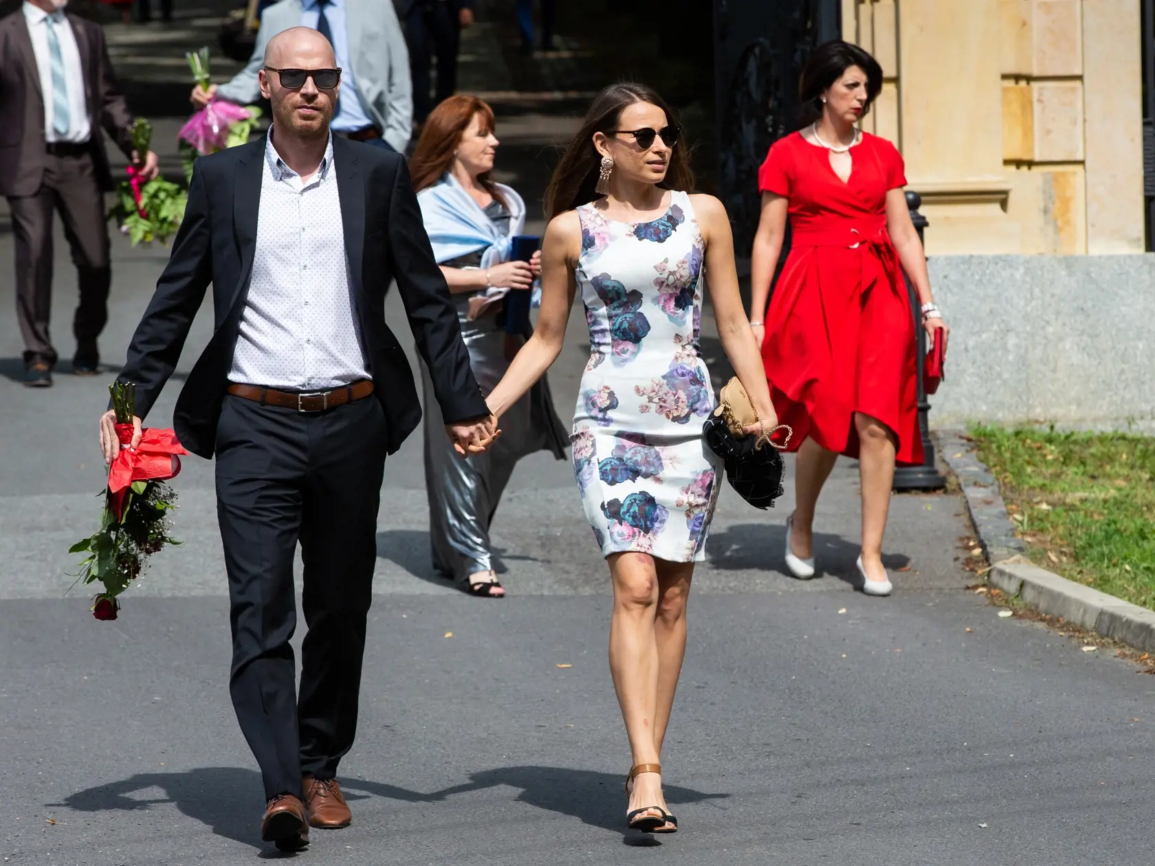 Luxusná svadba Jána Ďurovčíka a Barbory Hlinkovej.