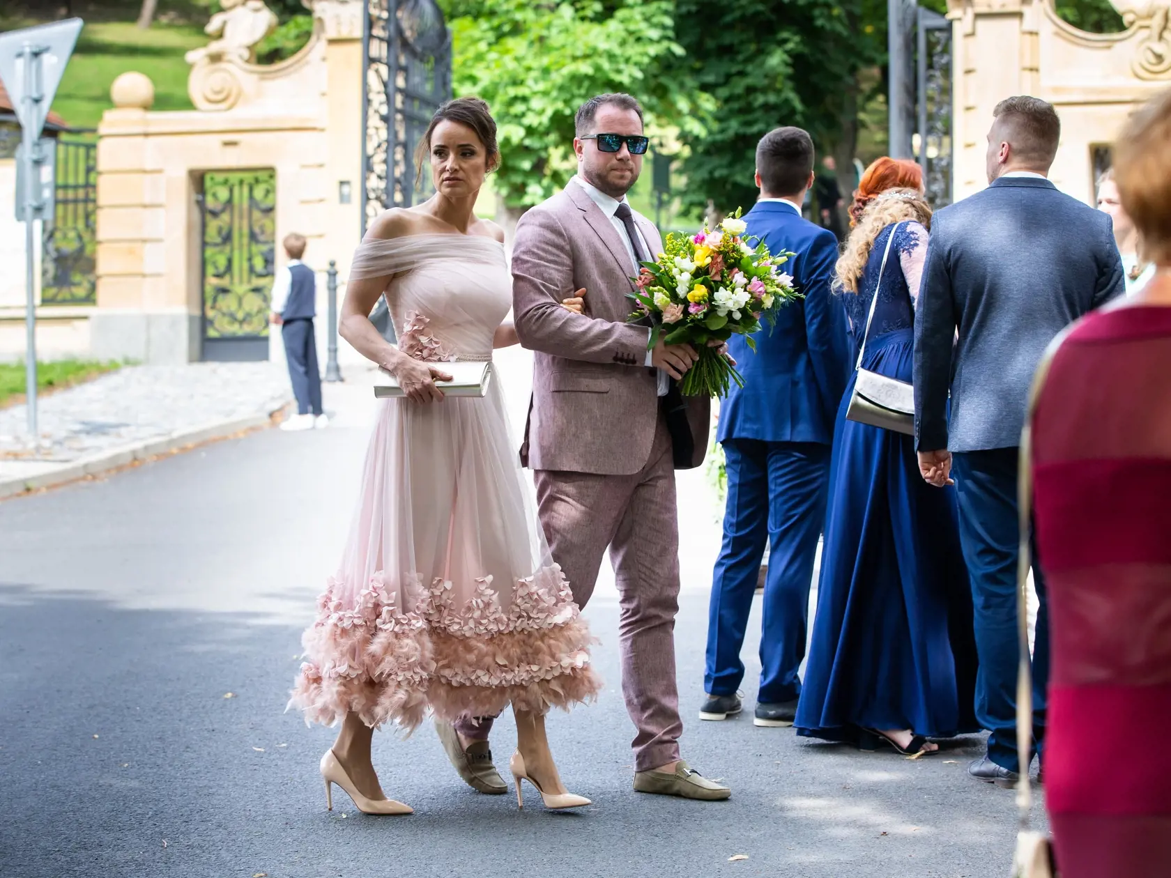 Luxusná svadba Jána Ďurovčíka a Barbory Hlinkovej.