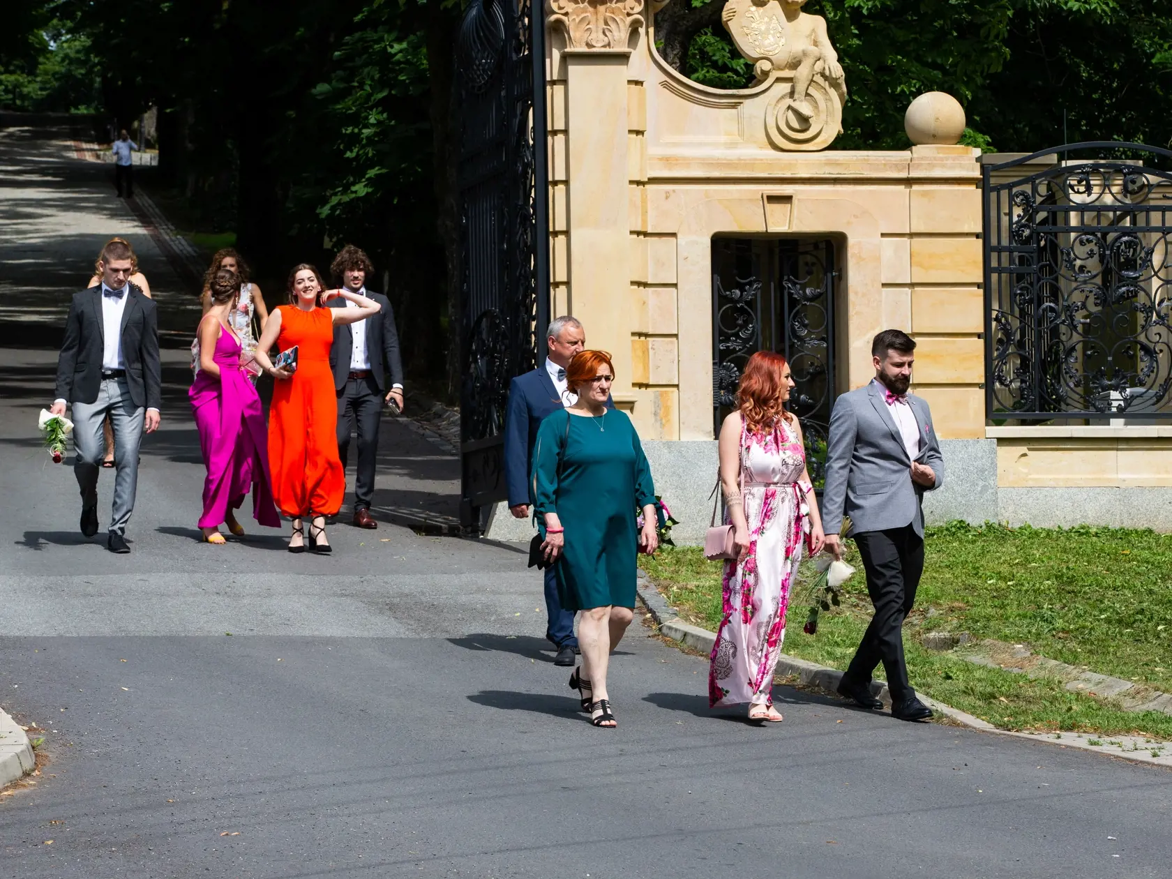 Luxusná svadba Jána Ďurovčíka a Barbory Hlinkovej.