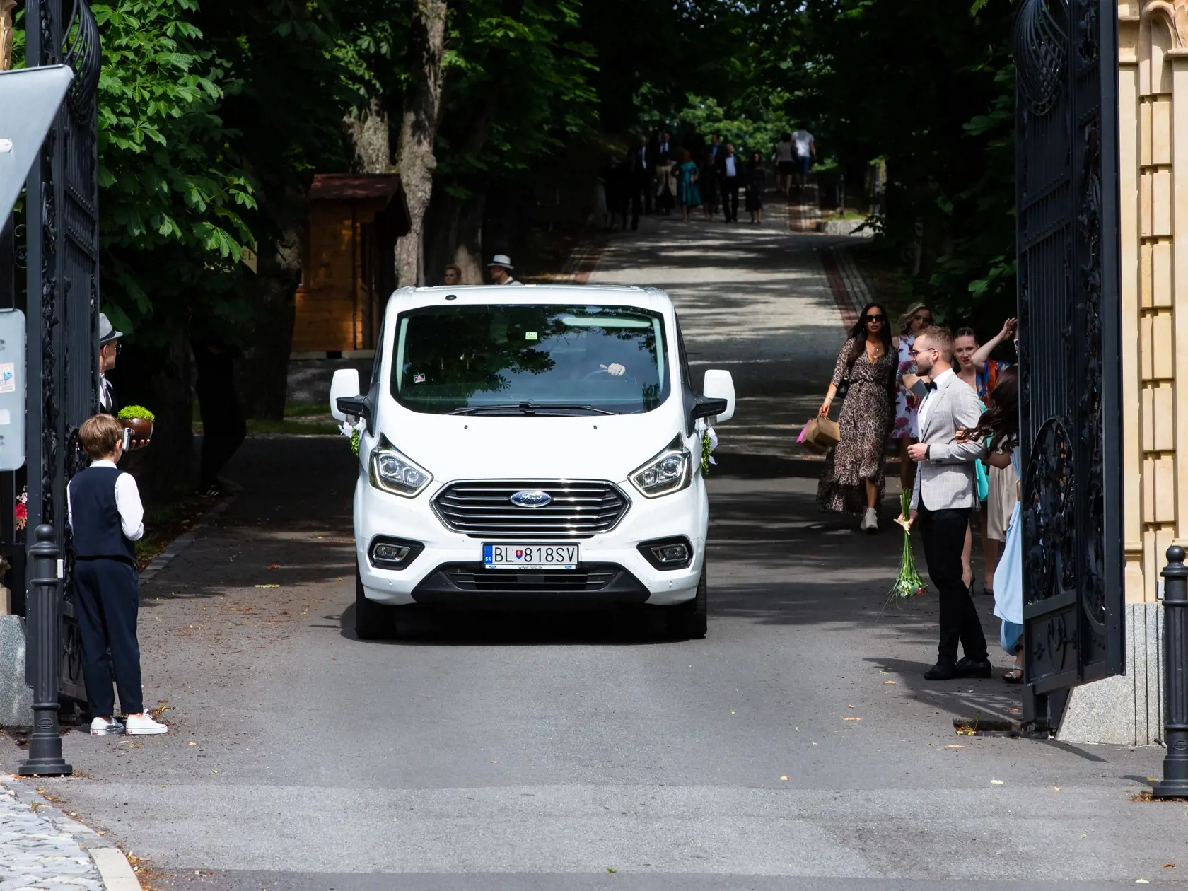 Luxusná svadba Jána Ďurovčíka a Barbory Hlinkovej.