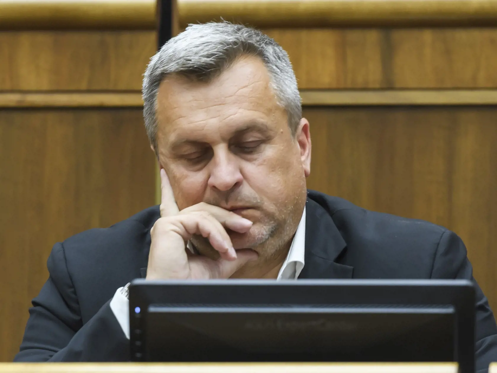 Na snímke podpredseda NR SR Andrej Danko (SNS) počas 15. schôdze NR SR v Bratislave 11. júna 2024.