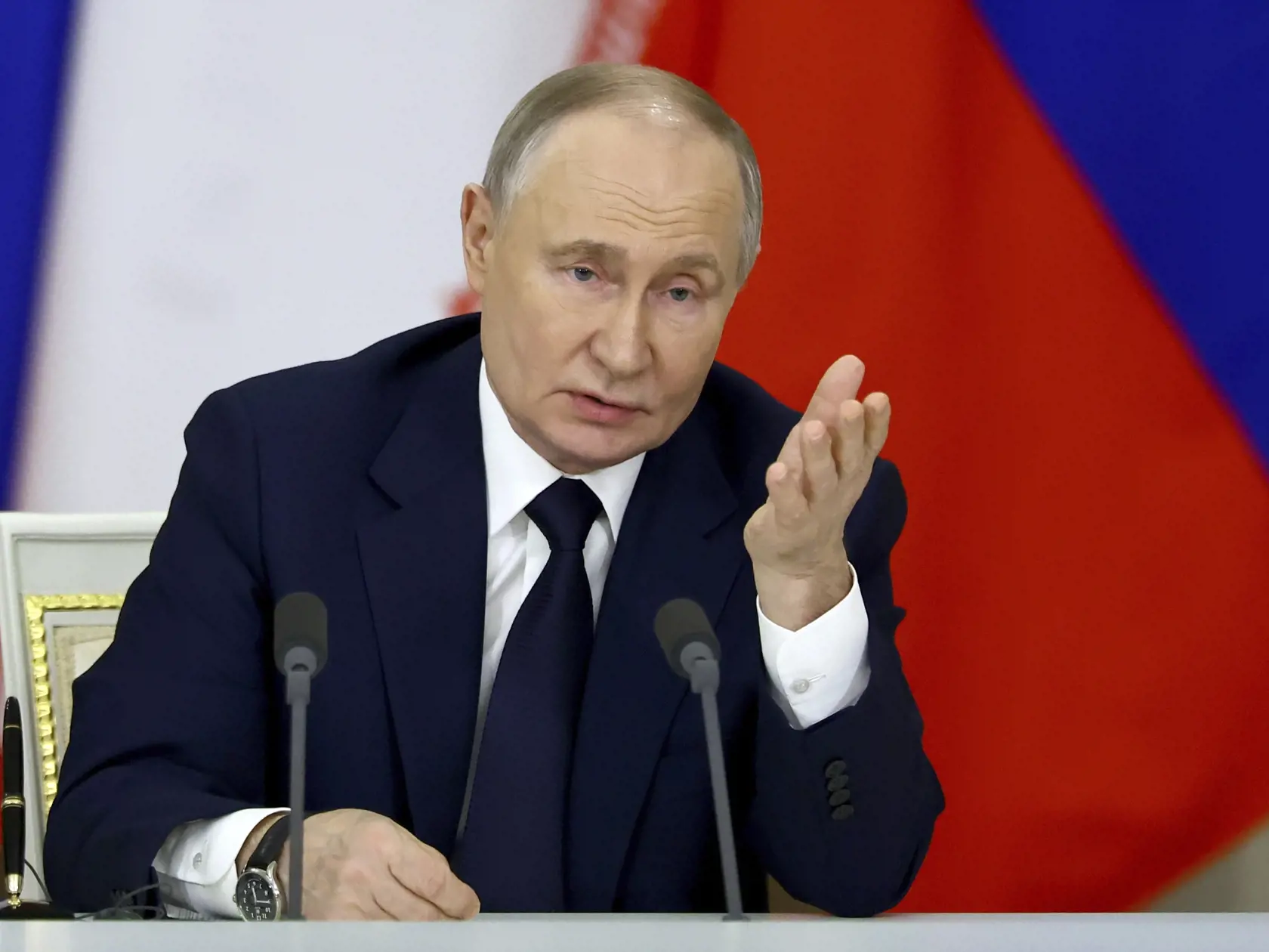 Ruský prezident Vladimir Putin.