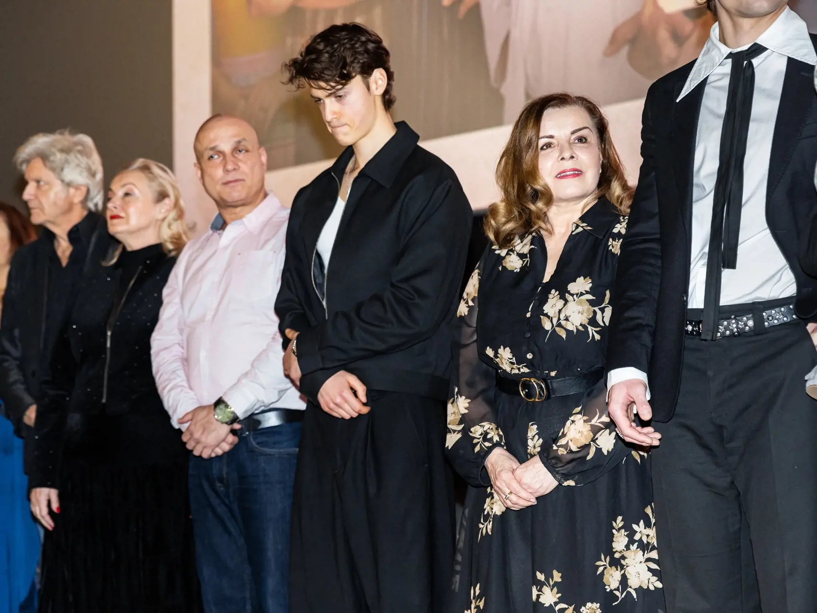 Premiéra denného televízneho seriálu “SĽUB” v Bratislave. Na snímke Zuzana Tlučková, Kristían Macháček a Dušan Cinkota.