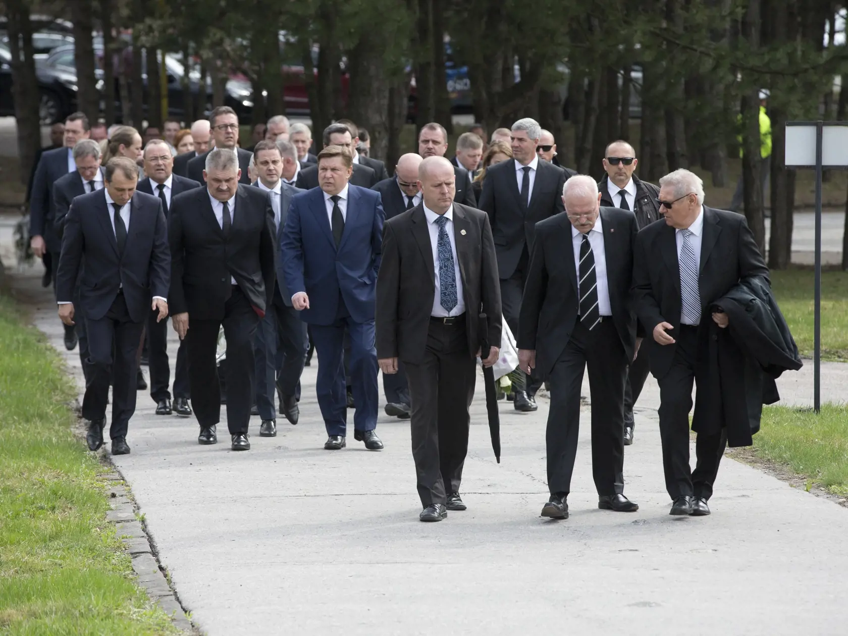 Pohreb Pavla Pašku v košickom krematóriu. (archív)