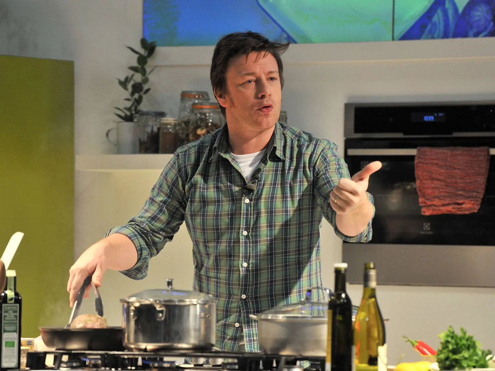 Jamie Oliver je zapálený bojovník proti obezite. 