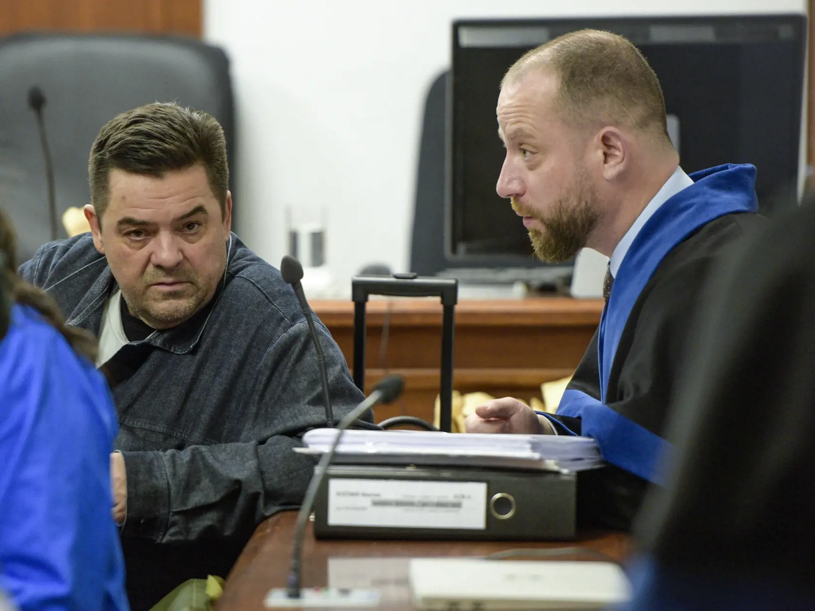 Marian Kočner a jeho právny zástupca Marek Para