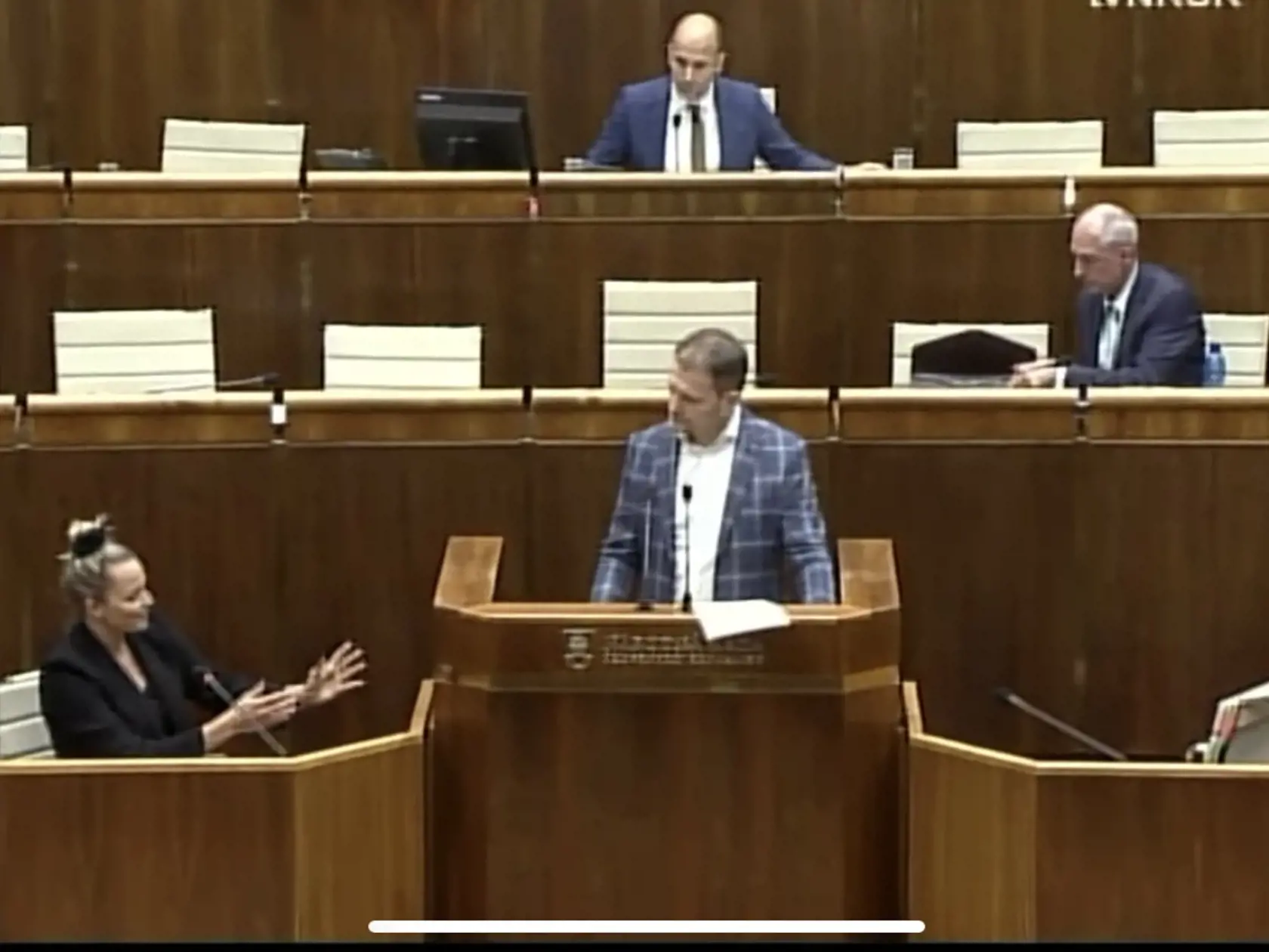 Romana Tabák a Igor Matovič.