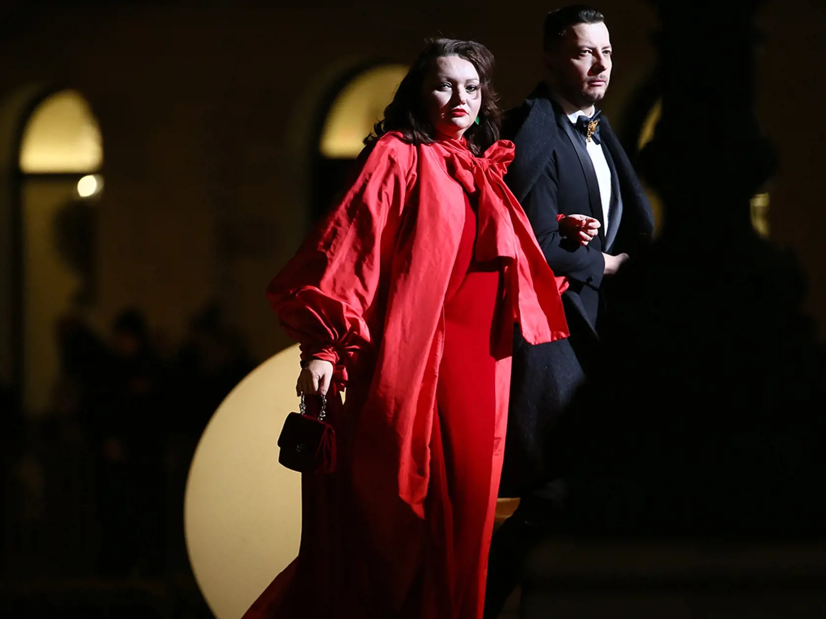 Hostia 19. ročníka Plesu v opere. Návrhárka Michaela Ľuptáková.