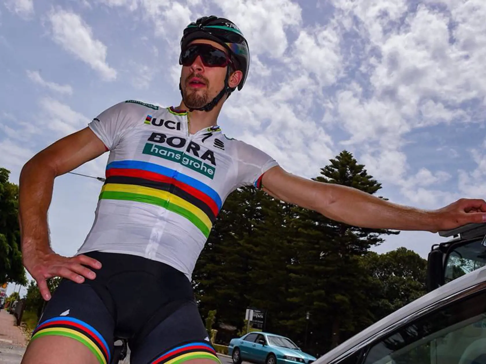 Peter Sagan sa v Austrálii predstavil aj s tetovaniami na tele.