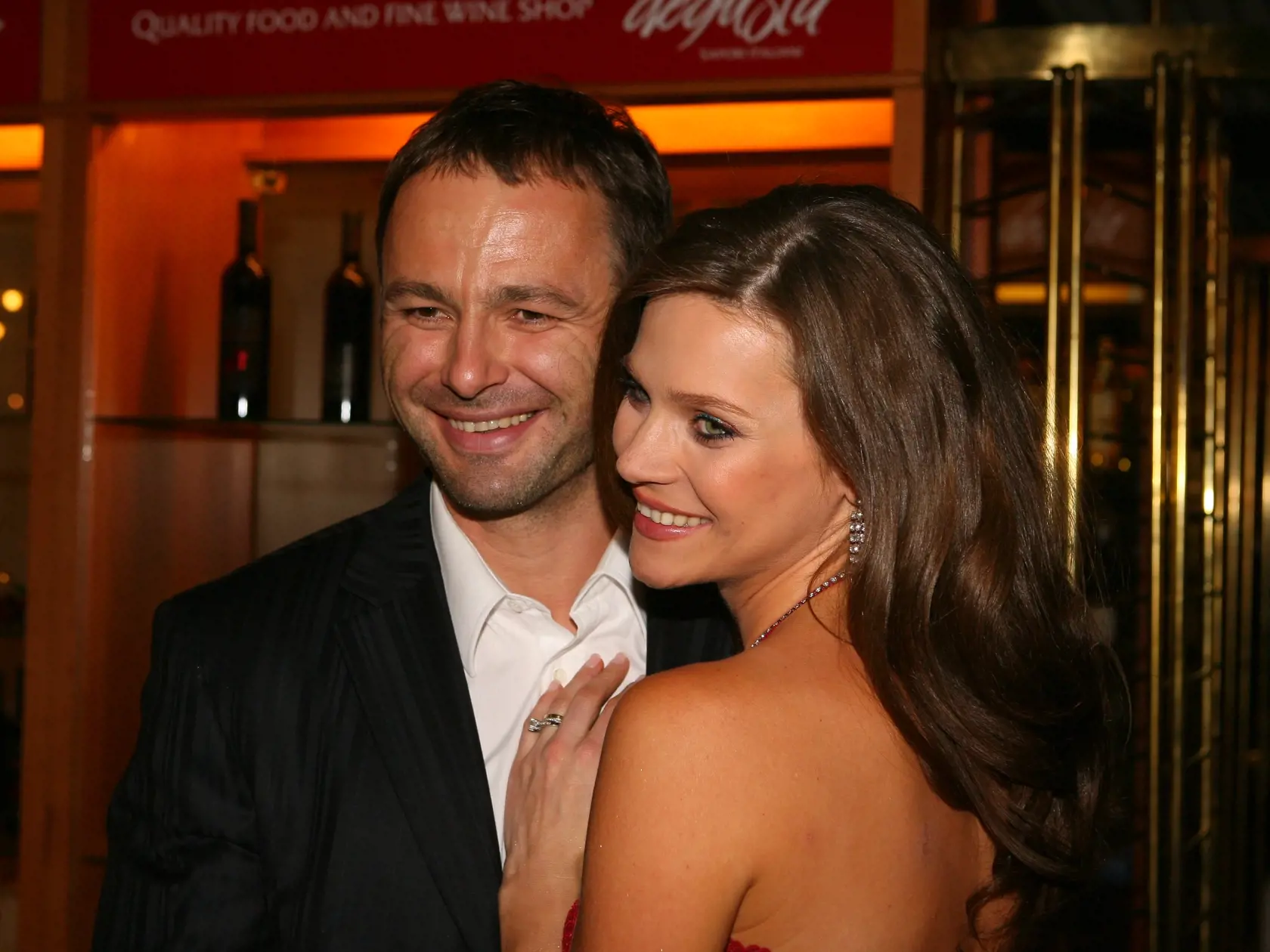 Finale Miss Slovensko 2007;raut;Andrea Verešova;tehotna;Daniel Volopich;;27.4.2007 Bratislava;foto Ján Zemiar
