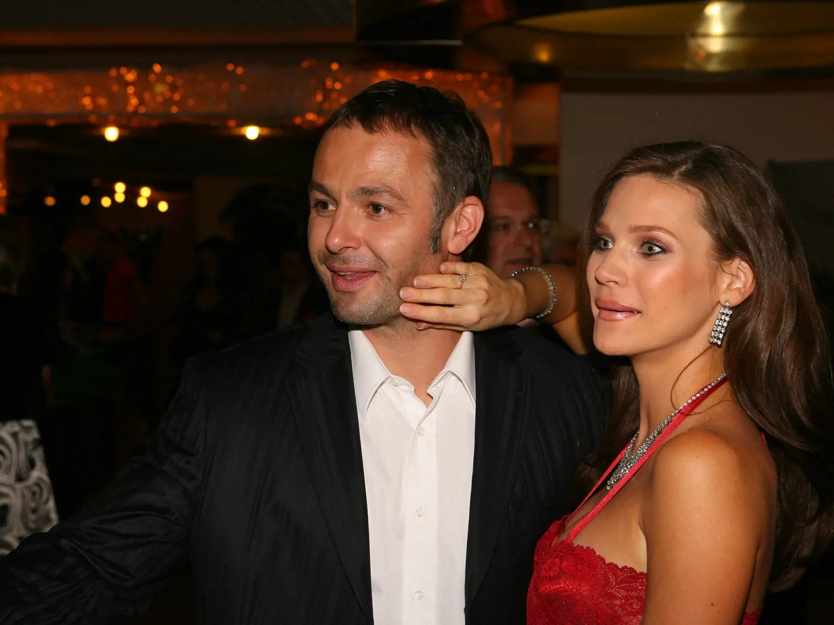 Finale Miss Slovensko 2007;raut;Andrea Verešova;tehotna;Daniel Volopich;;27.4.2007 Bratislava;foto Ján Zemiar