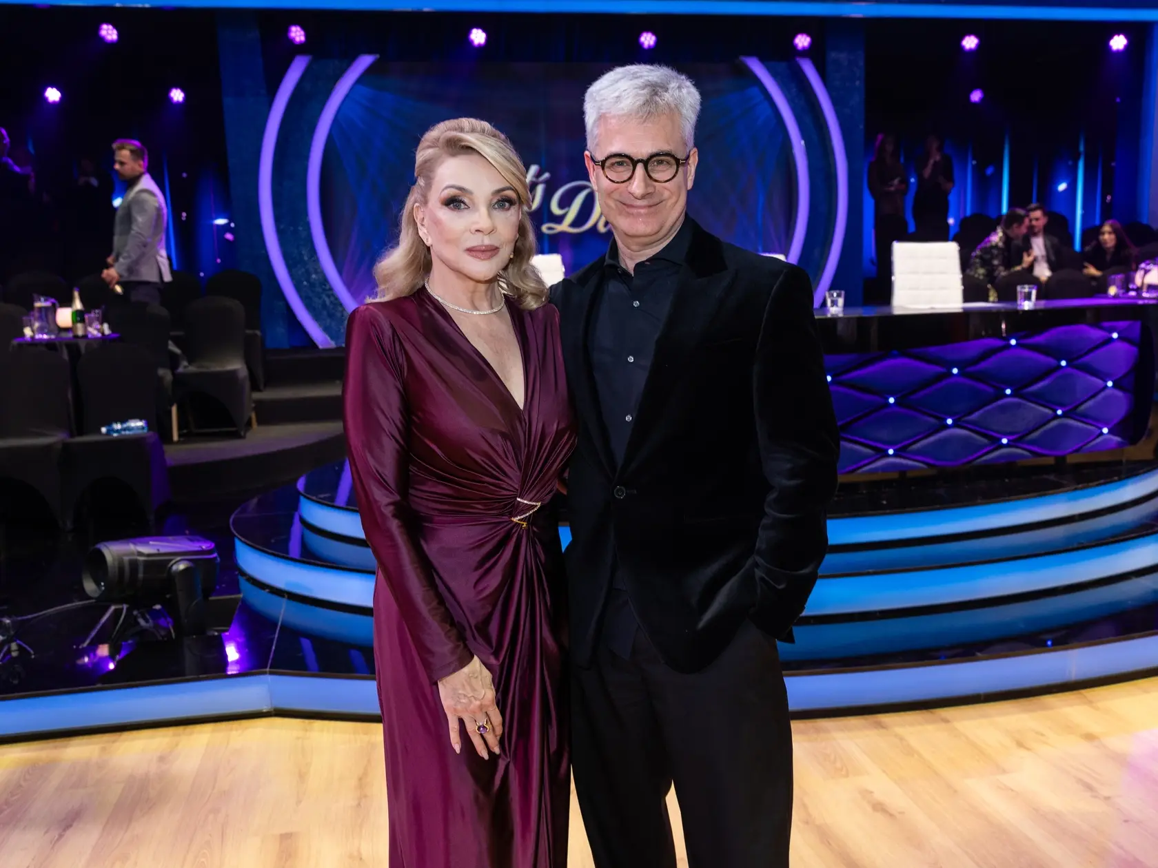 Na snímke Zdena Studenková, Braňo Kostka počas štvrtého  kola Let's dance 2025.