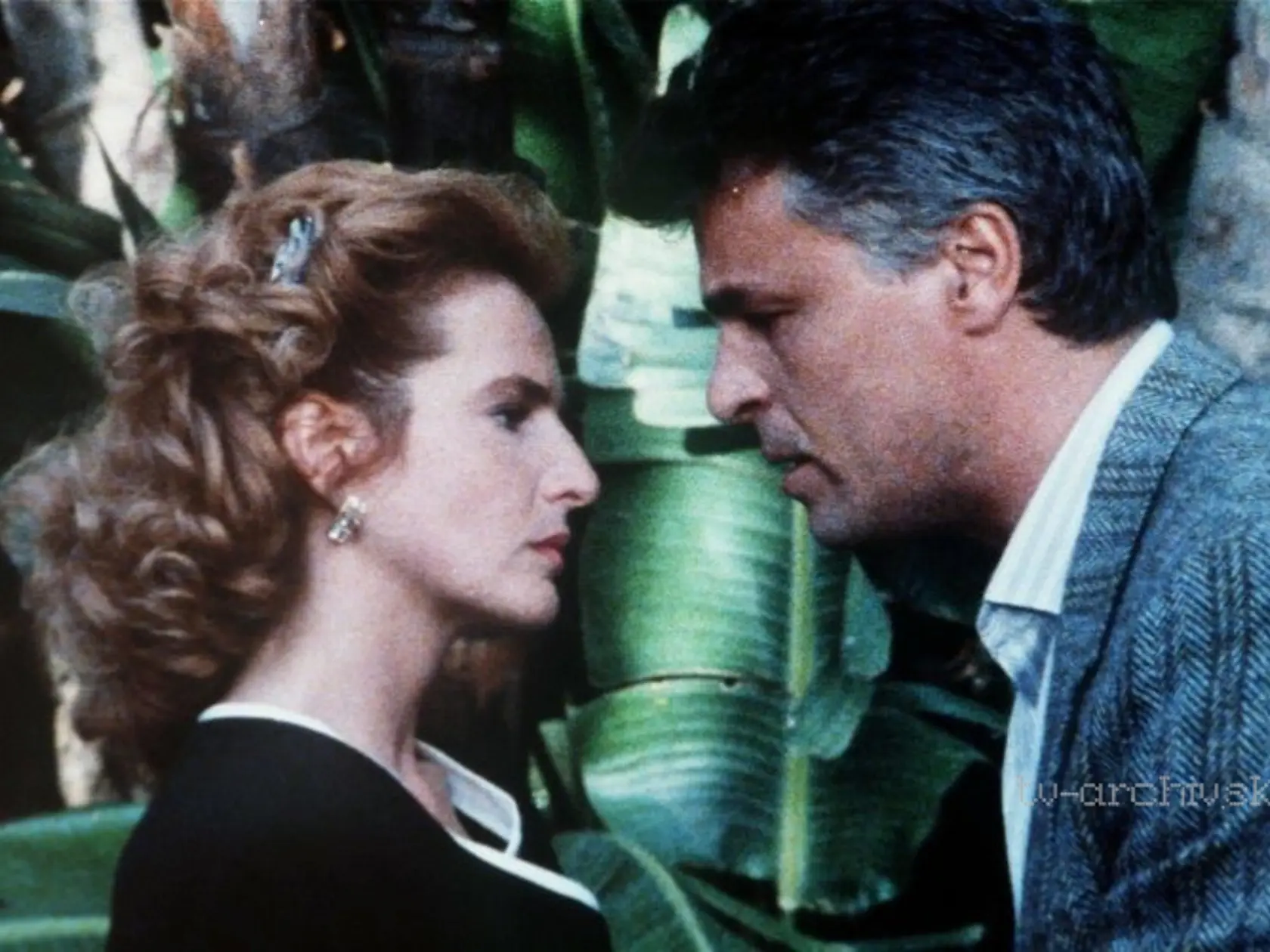 Cattani s filmovou láskou Giuliou Antinari, ktorú si zahrala herečka Giuliana de Sio (dnes 66).