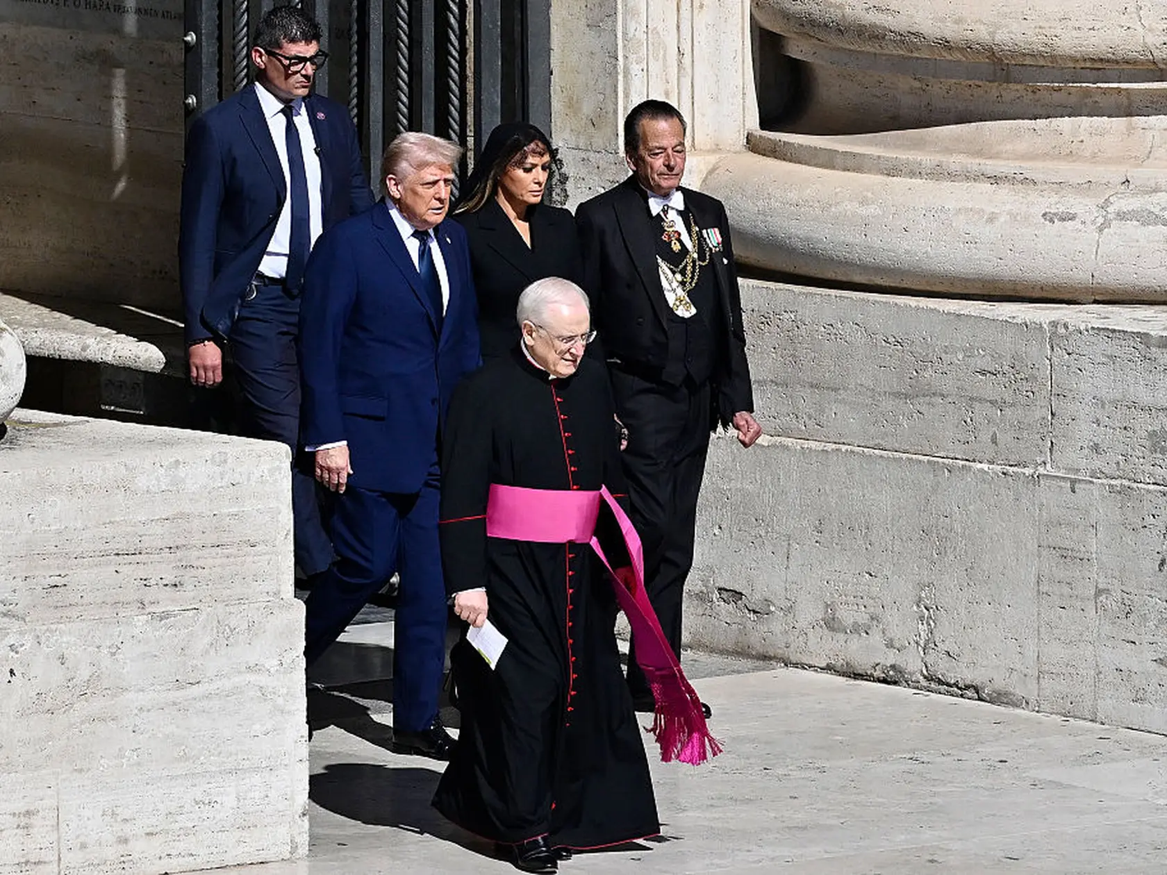 Americký prezident Donald Trump s manželkou Melaniou. 