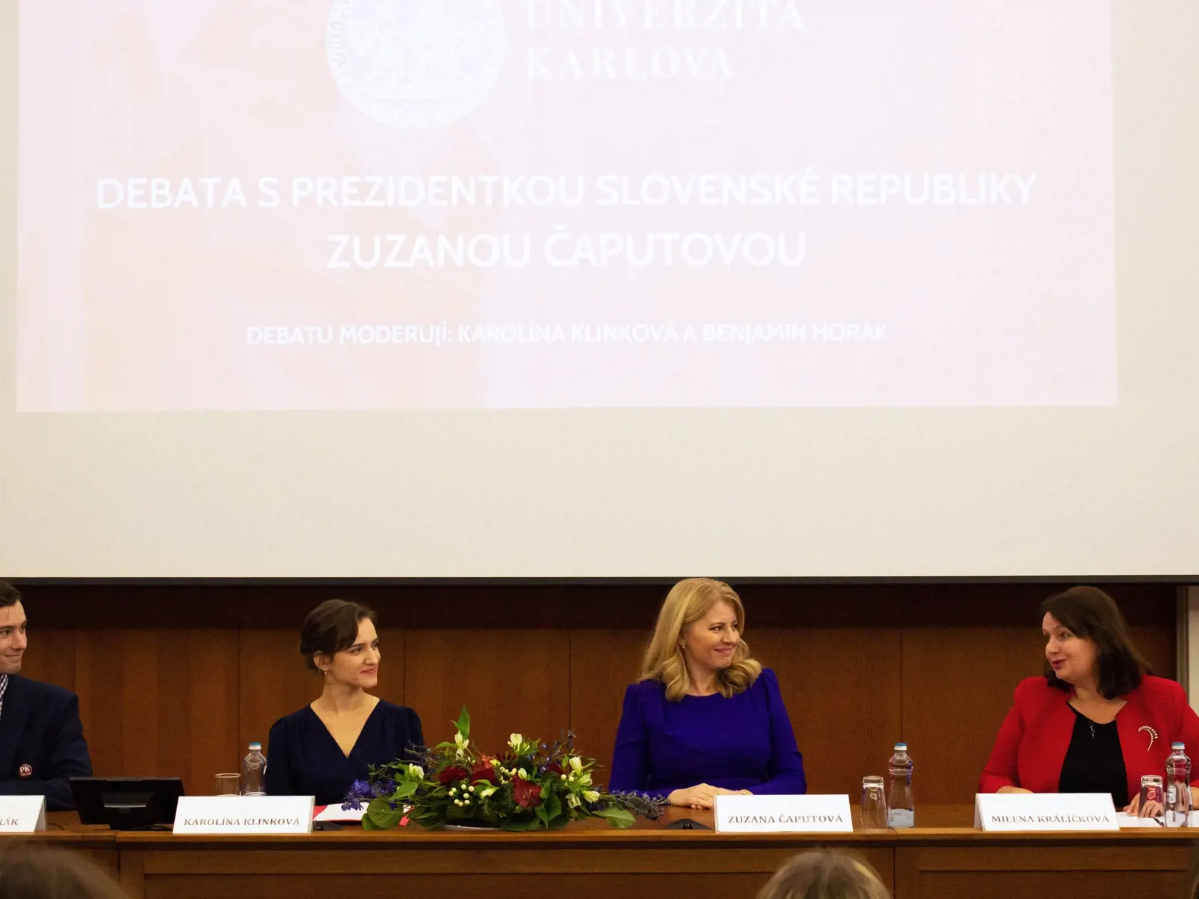 Zuzana Čaputová, Milena Králíčková, Karolína Klinková, Benjamin Horák