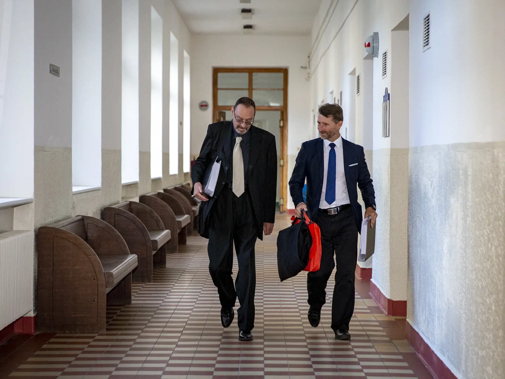 Na snímke je obžalovaný Dobroslav Trnka, na Okresnom súde v Bratislave počas pojednávania v prípade Gorila. (archívne foto)
