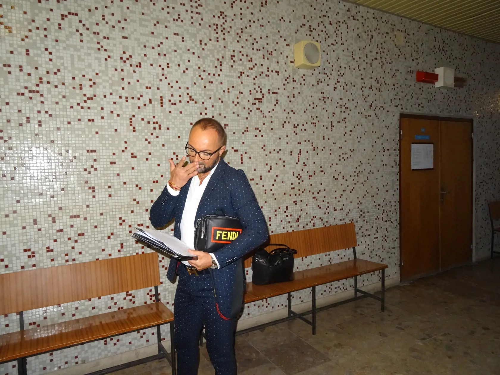 František Kabrheľ na súde.