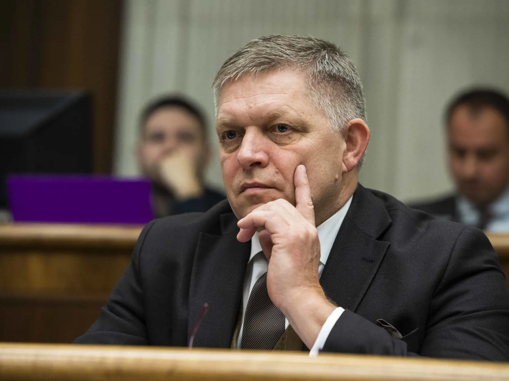 Robert Fico - poslanec Národnej rady Slovenskej republiky a predseda strany Smer-SD