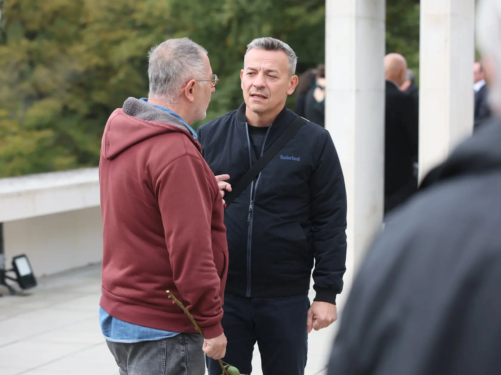 Pohreb hudobníka Richard Šimurka († 55). Štefan Bugala