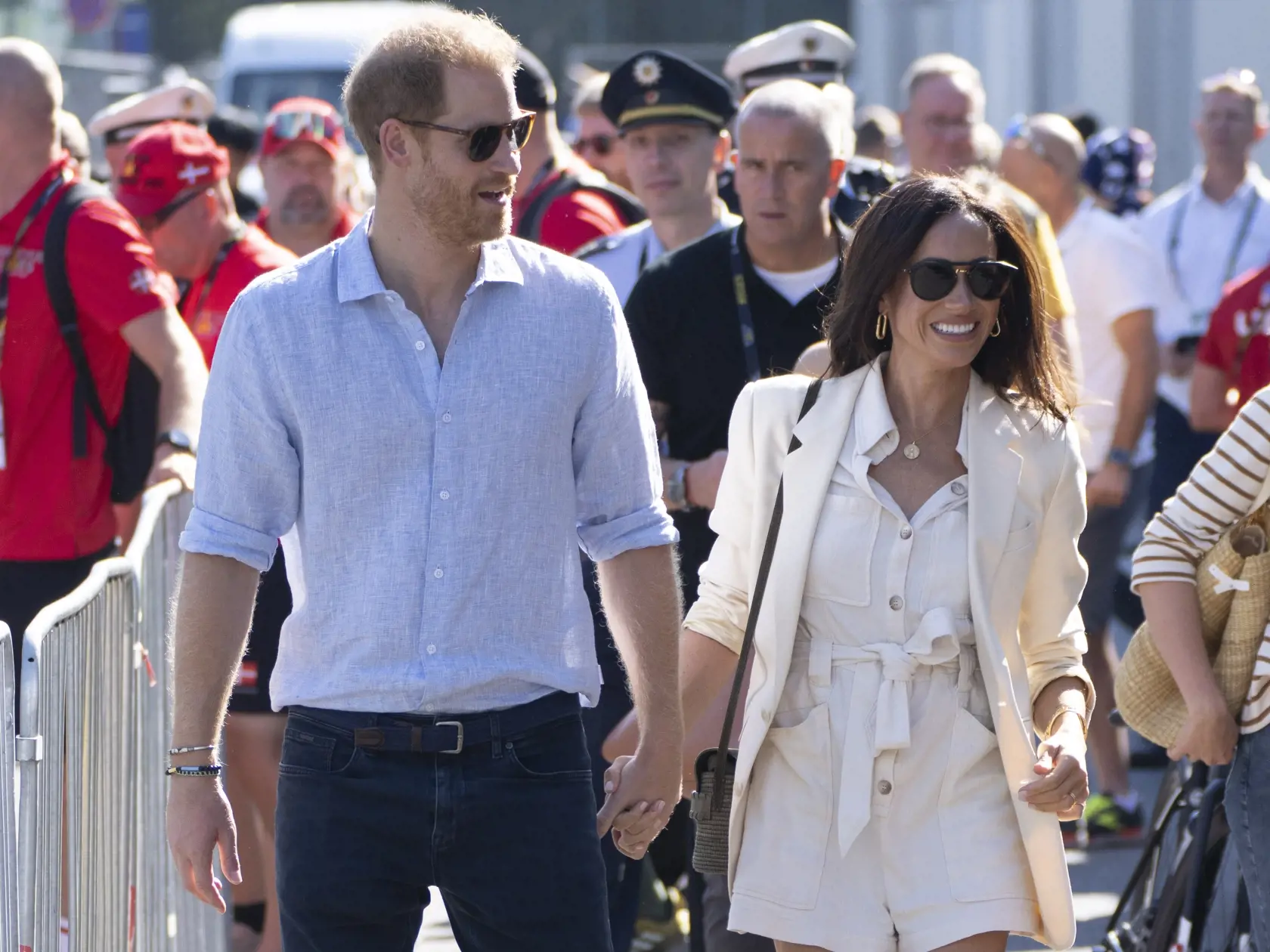 Princ Harry a jeho manželka Meghan. 