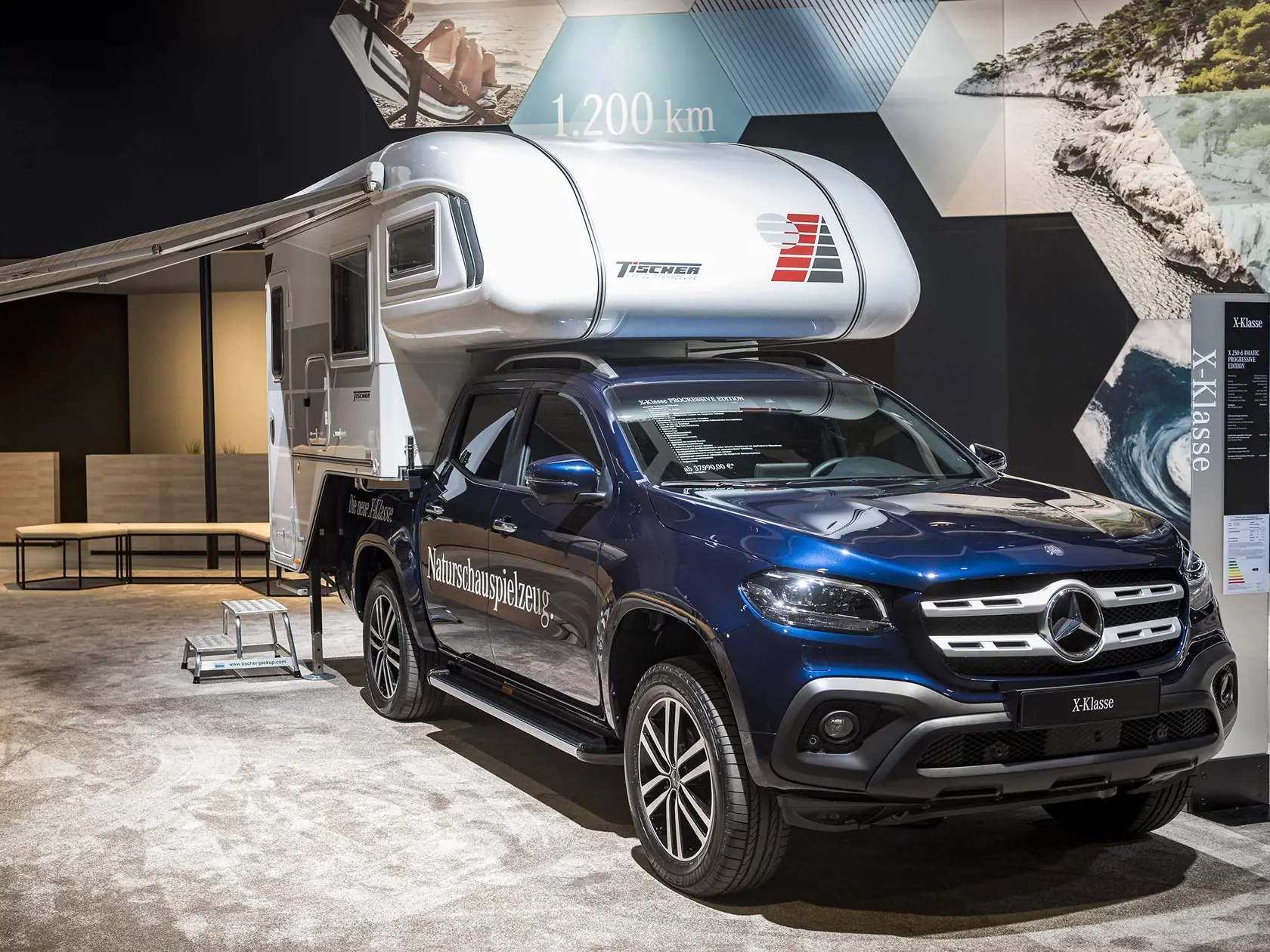 Nadstavby pre pickup-up Mercedes triedy X.