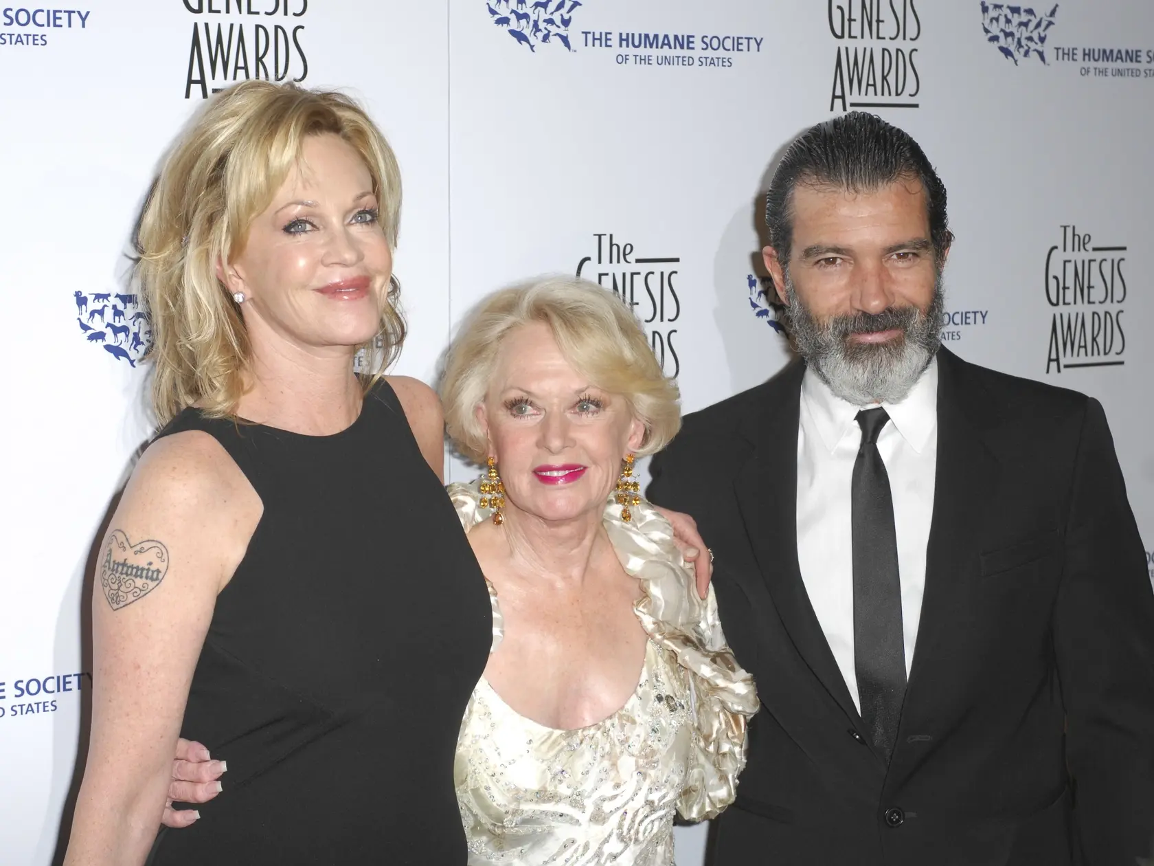 Melanie, Tippi a Antonio Banderas