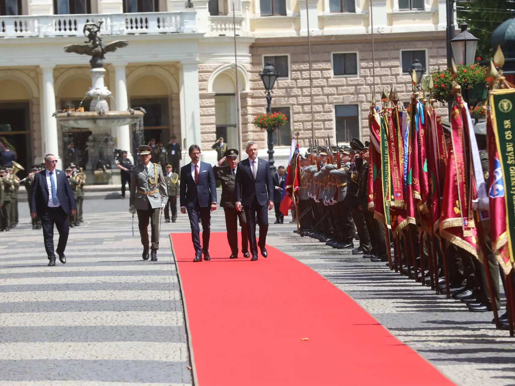Inaugurácia Petra Pellegriniho za prezidenta Slovenskej republiky.